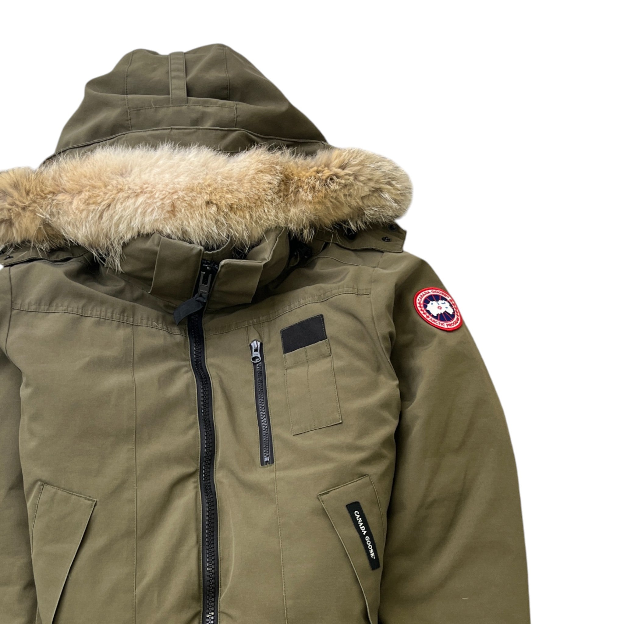 Men's Borden Bomber Down Jacket Green Size S