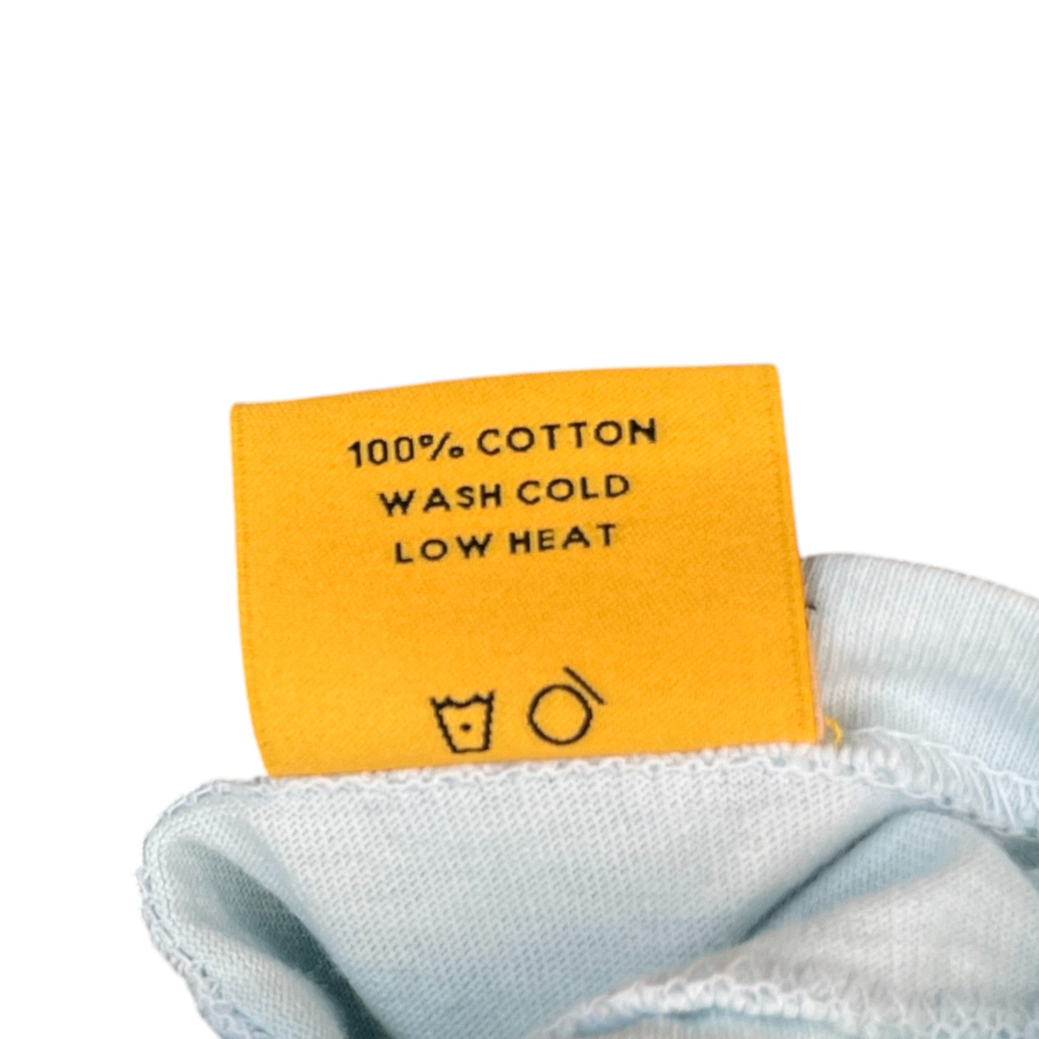 Men's Logo Print T-Shirt Blue Size XL