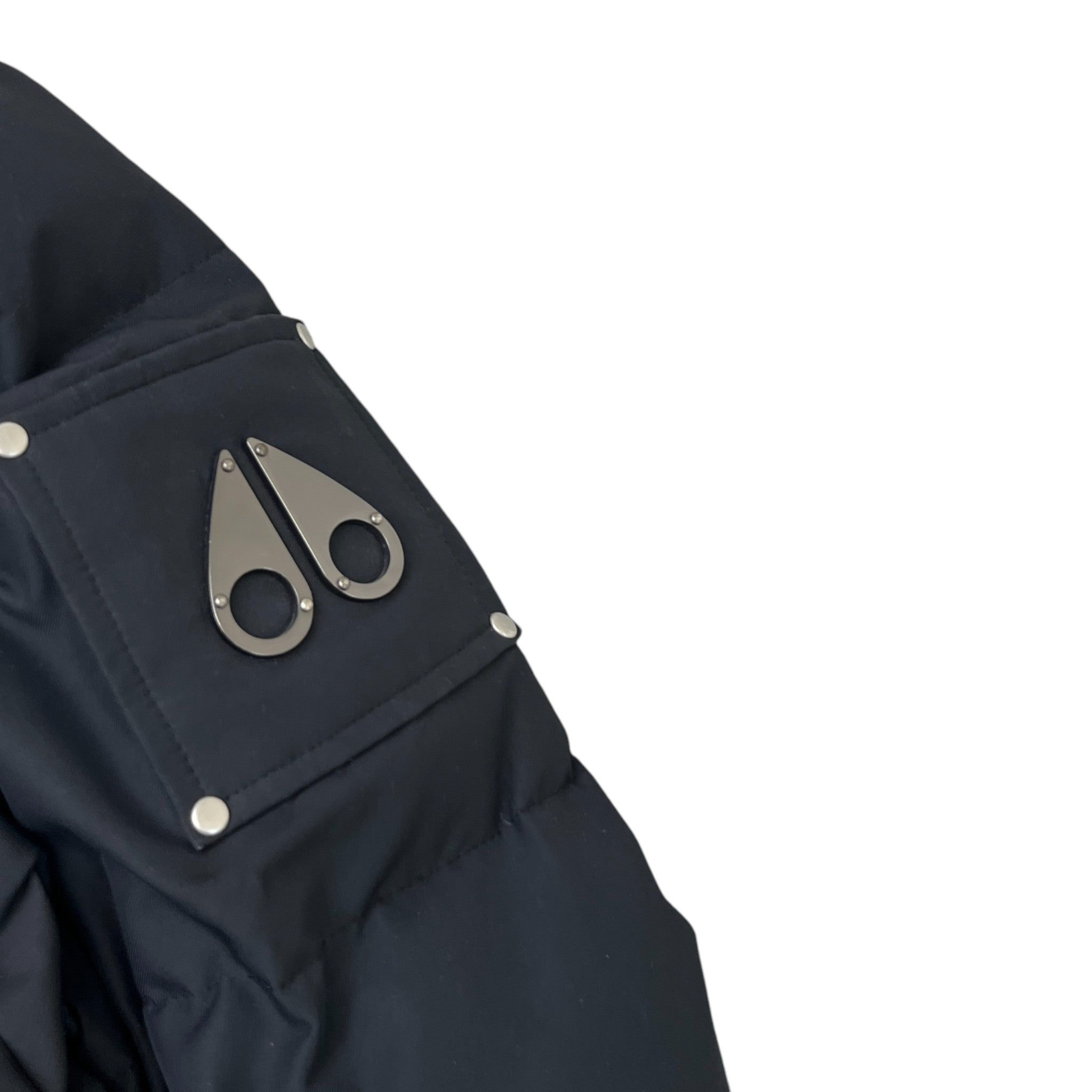 Men's Cloud 3Q Removable Hood Down Jacket Black Size XL