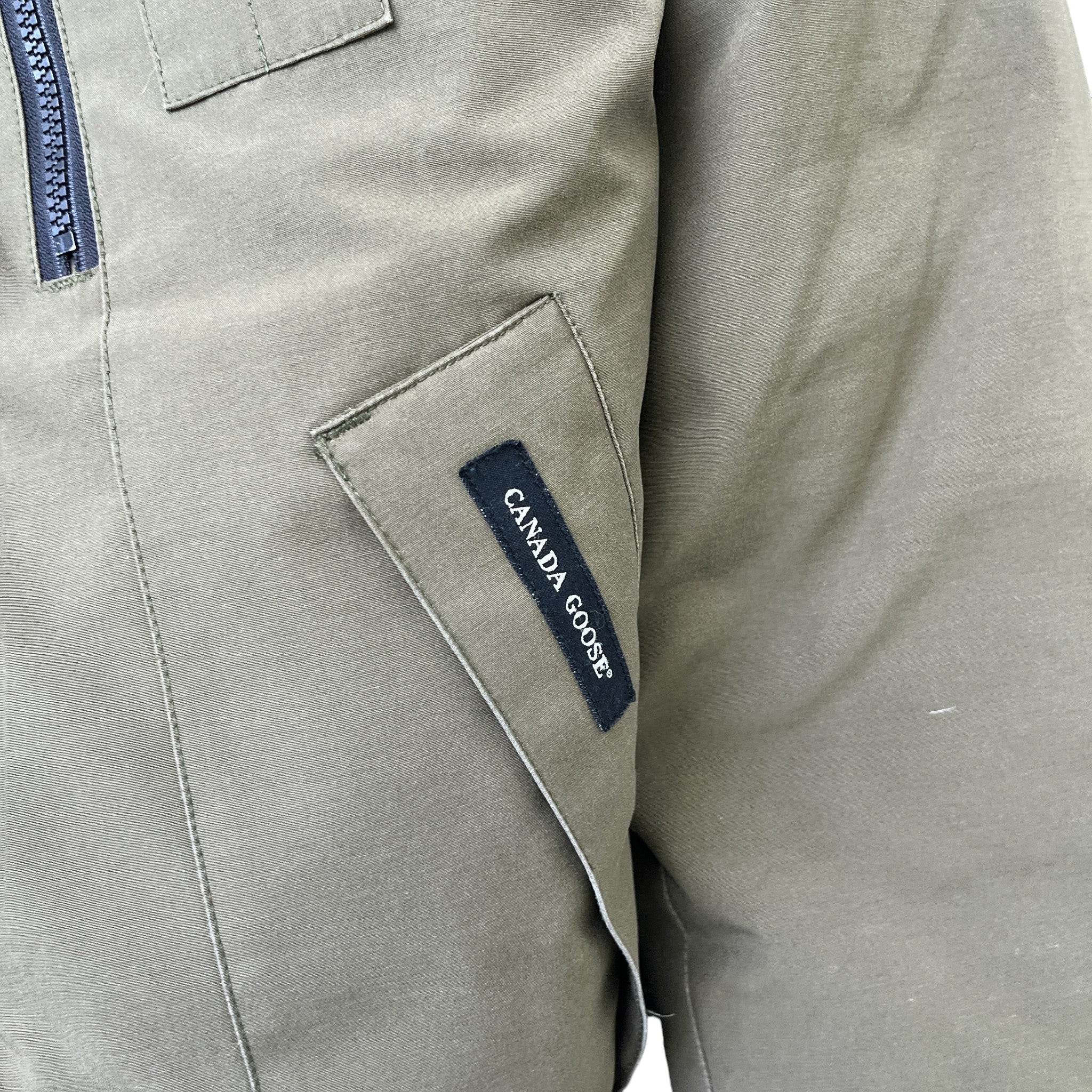 Men's Borden Bomber Down Jacket Green Size S