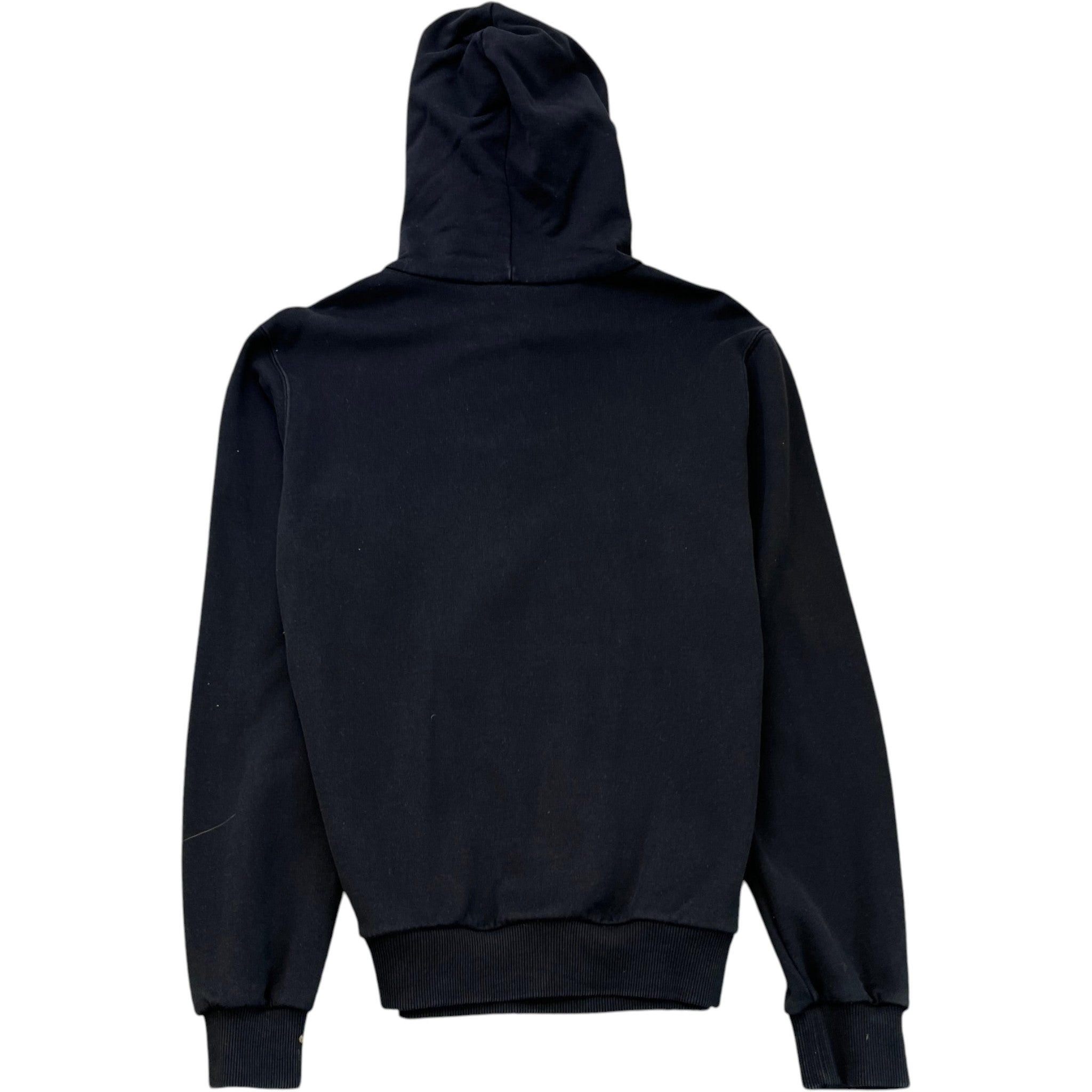 Men's Embroidered Logo Hoodie Black Size IT 48 / UK M