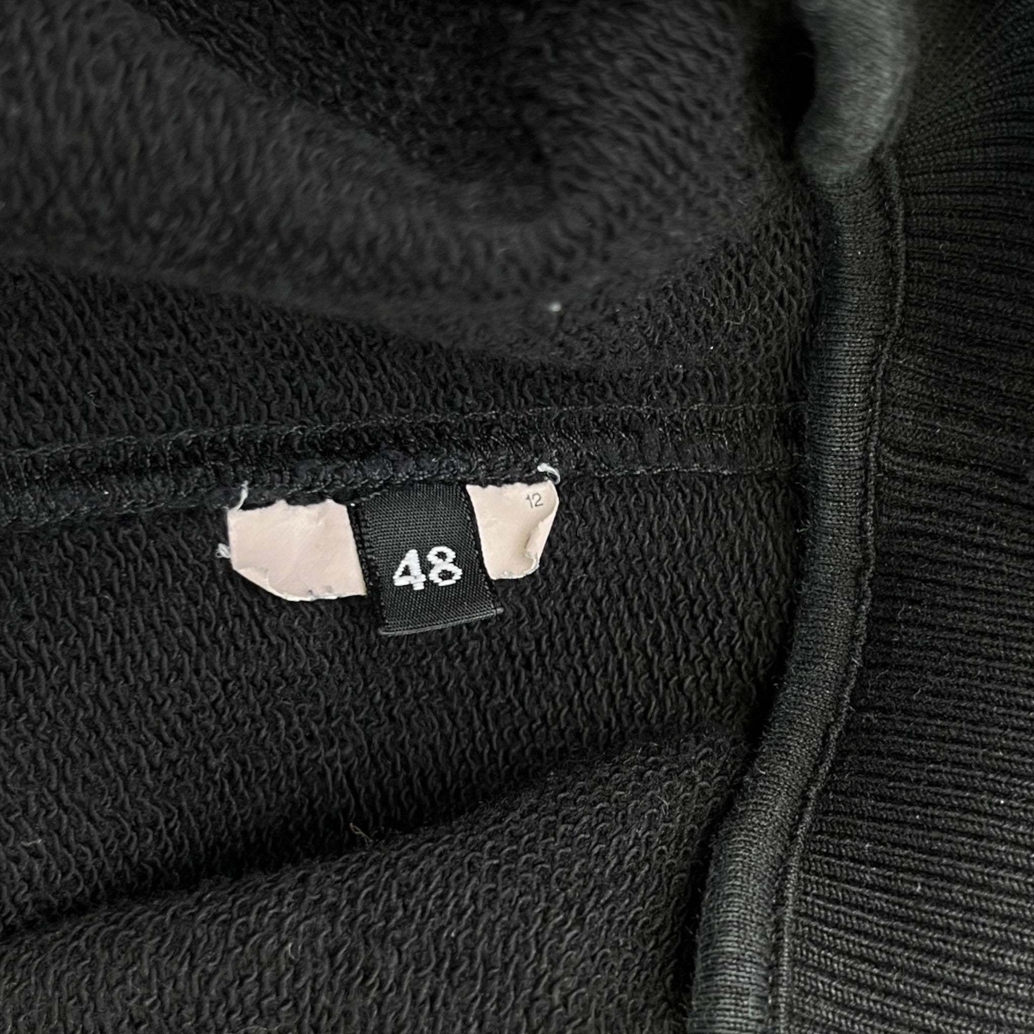 Men's Embroidered Logo Hoodie Black Size IT 48 / UK M