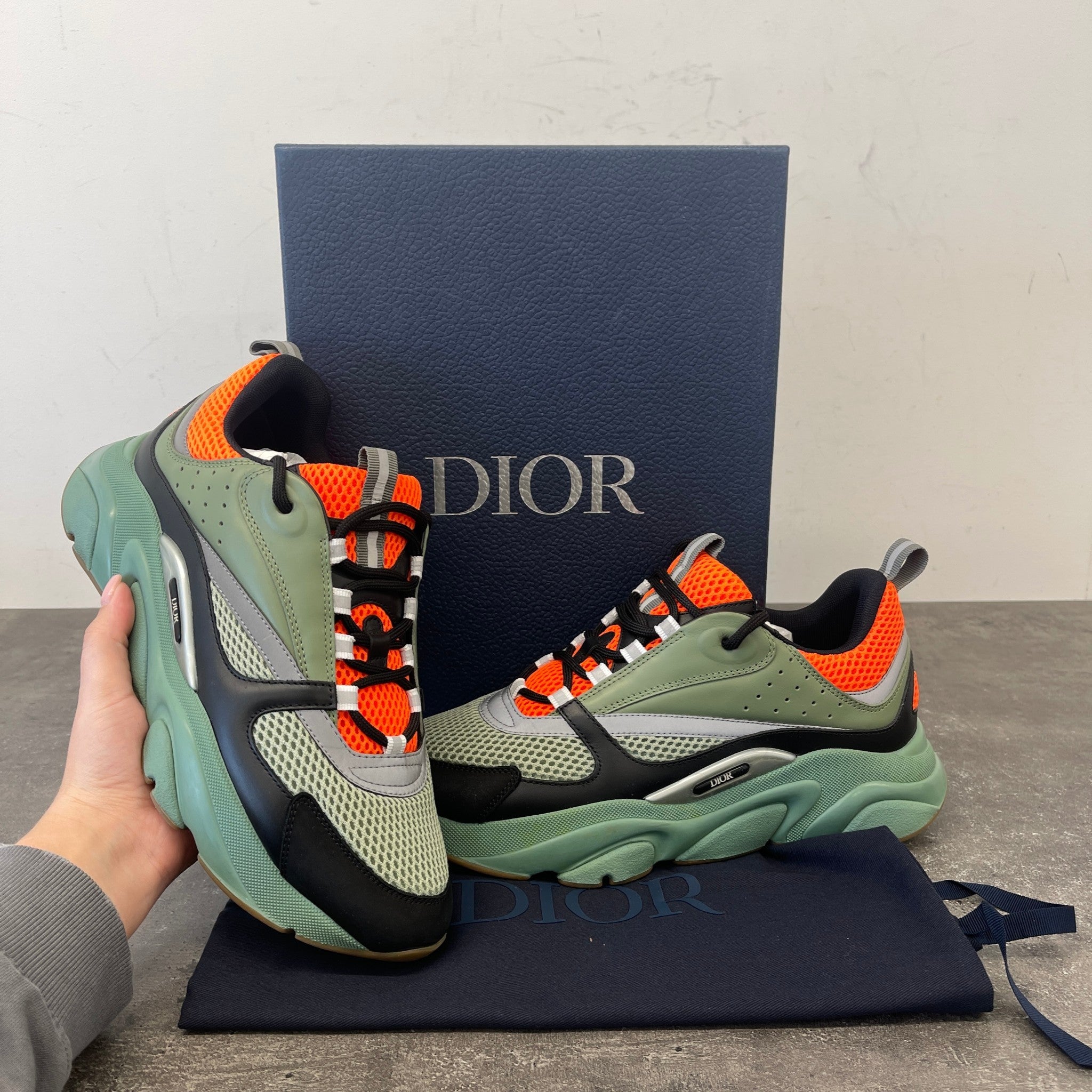 Men's B22 Low Trainers Green Size EU 43 / UK 9