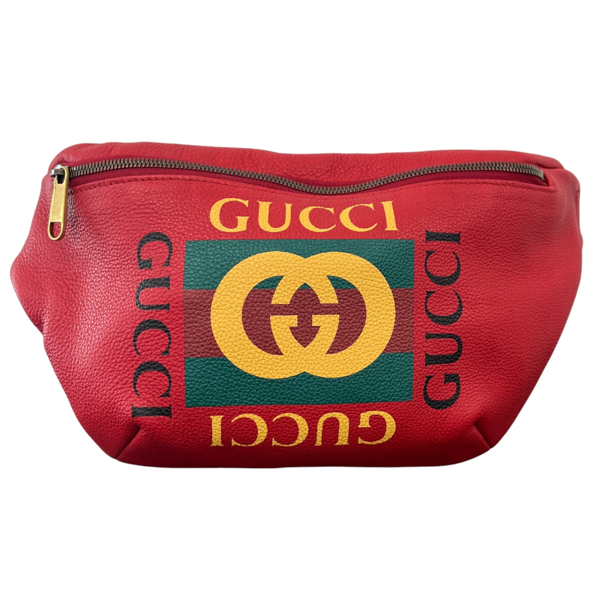 Men's Interlocking G Belt Bag Red
