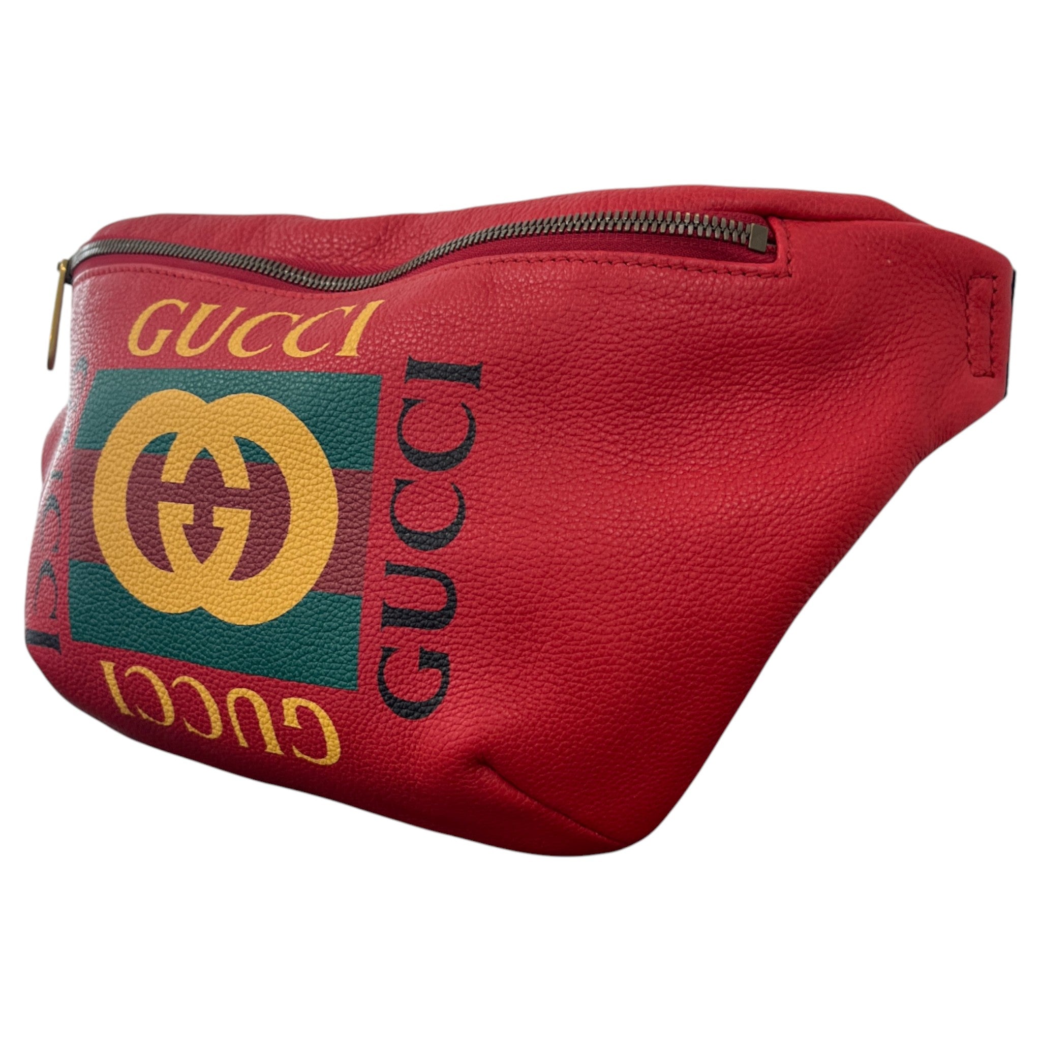 Men's Interlocking G Belt Bag Red