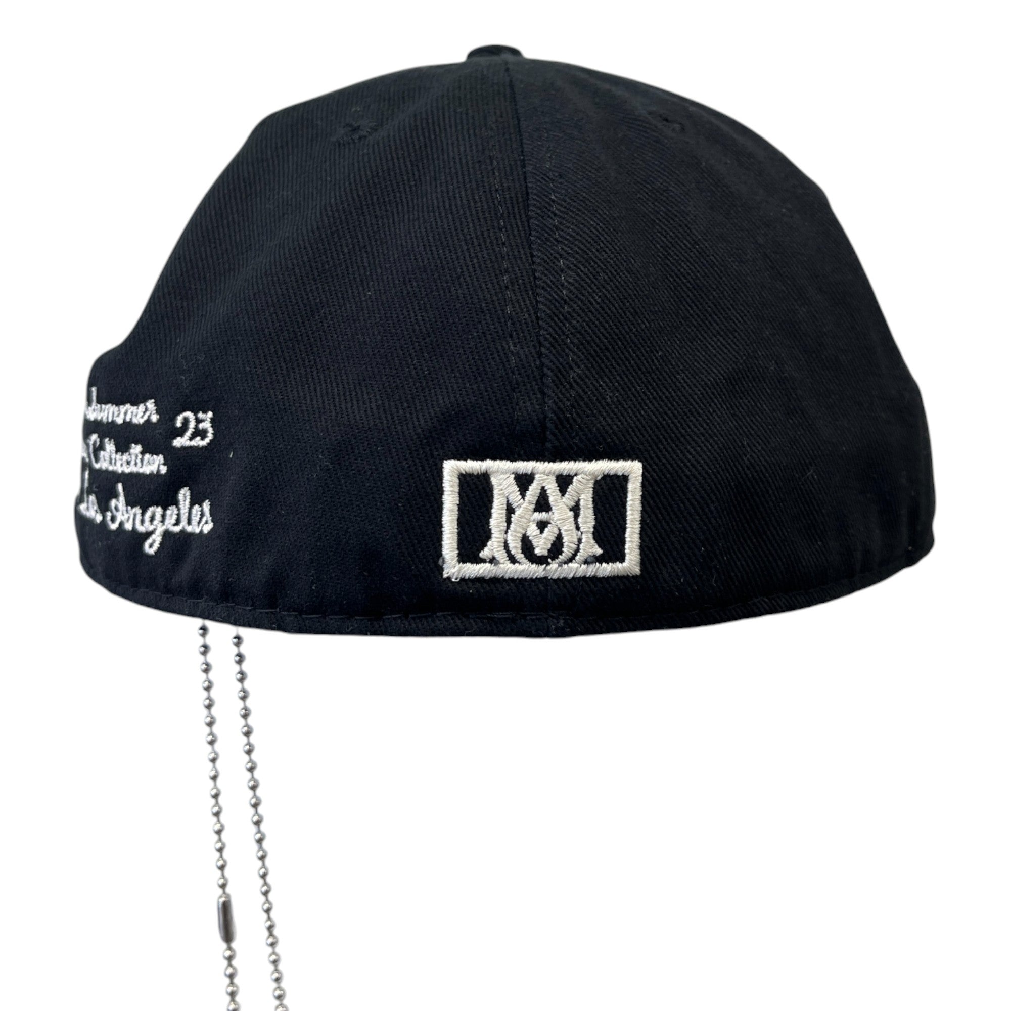 Men's Logo Print Hat Black Size L