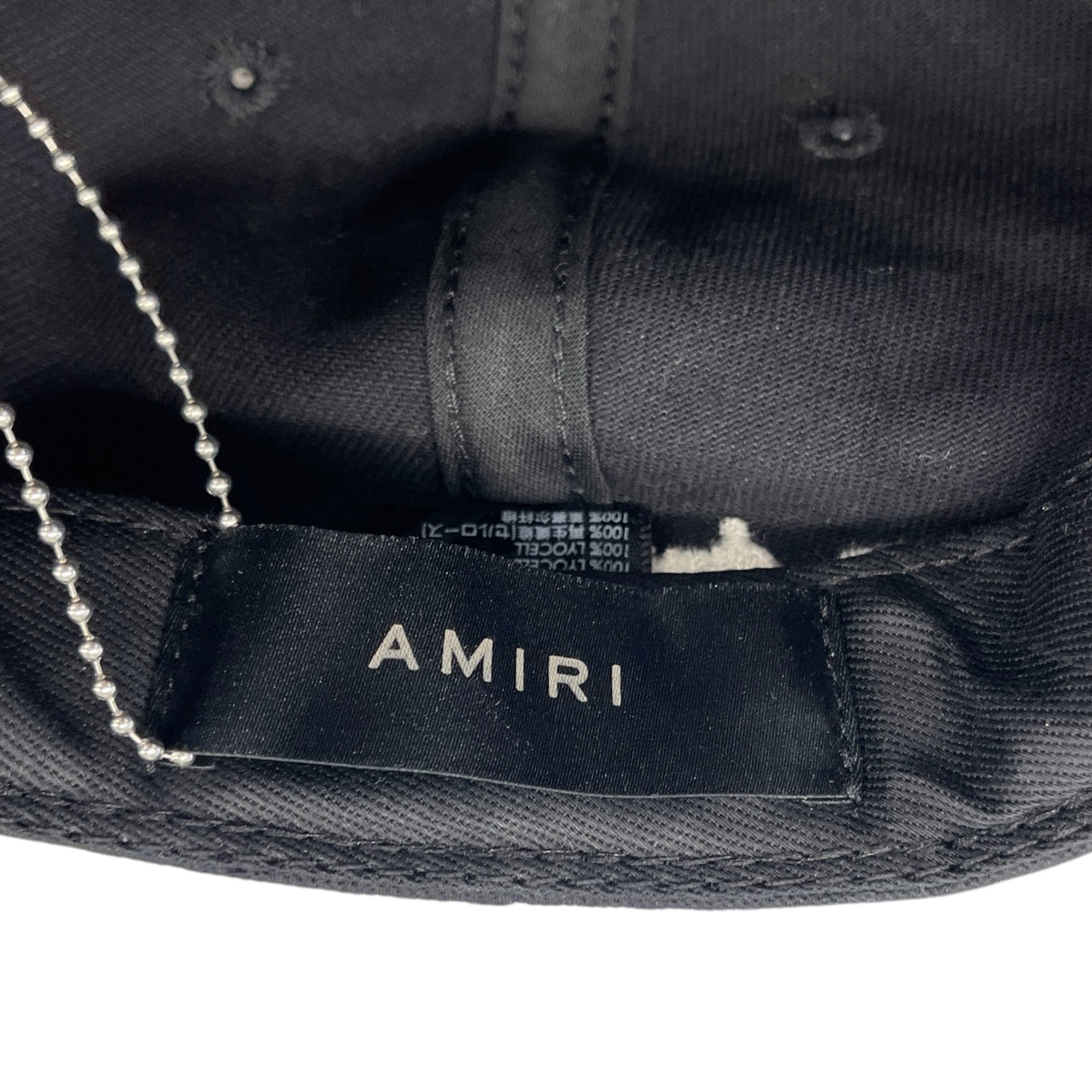 Men's Logo Print Hat Black Size L