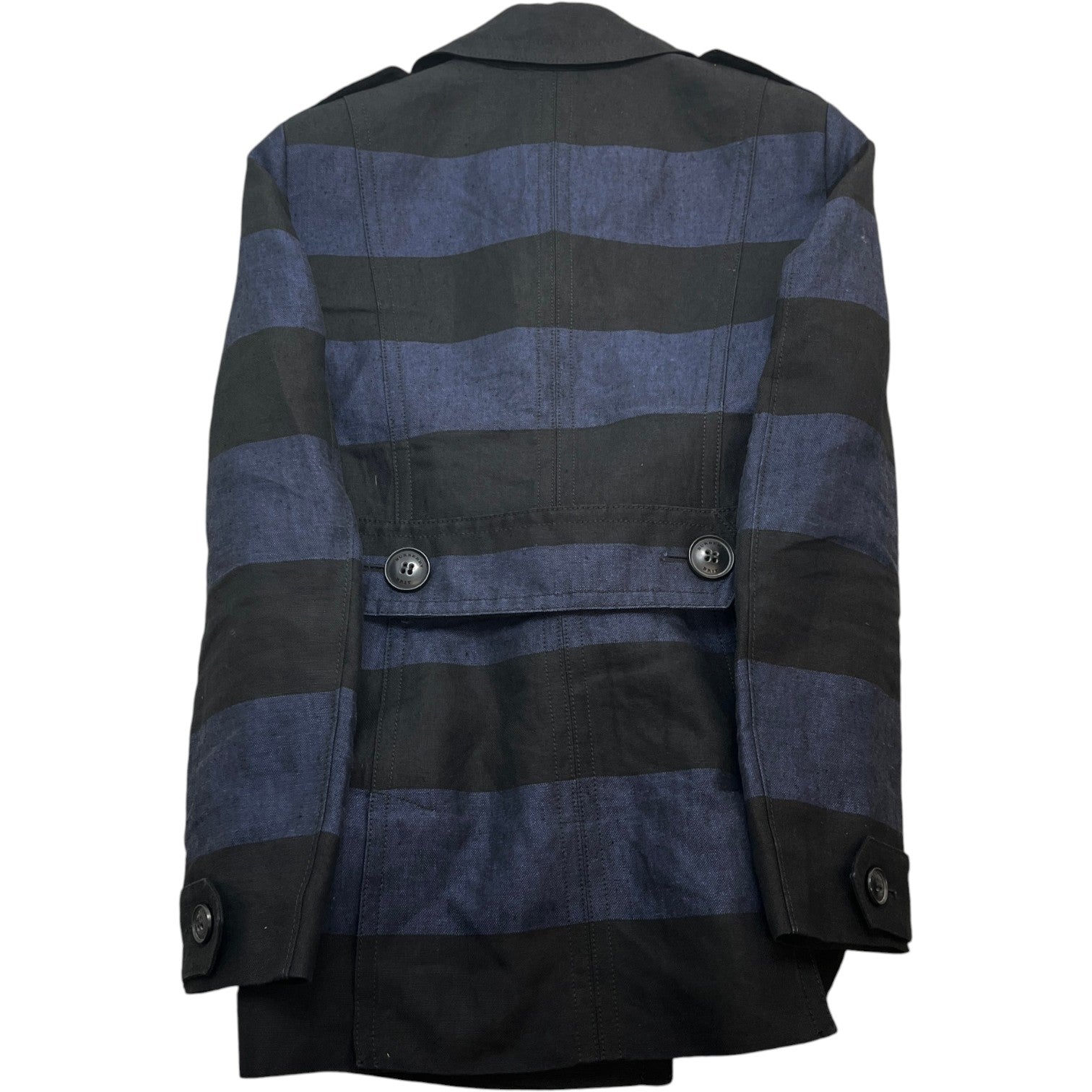 Women's Striped Jacket Black Size XL