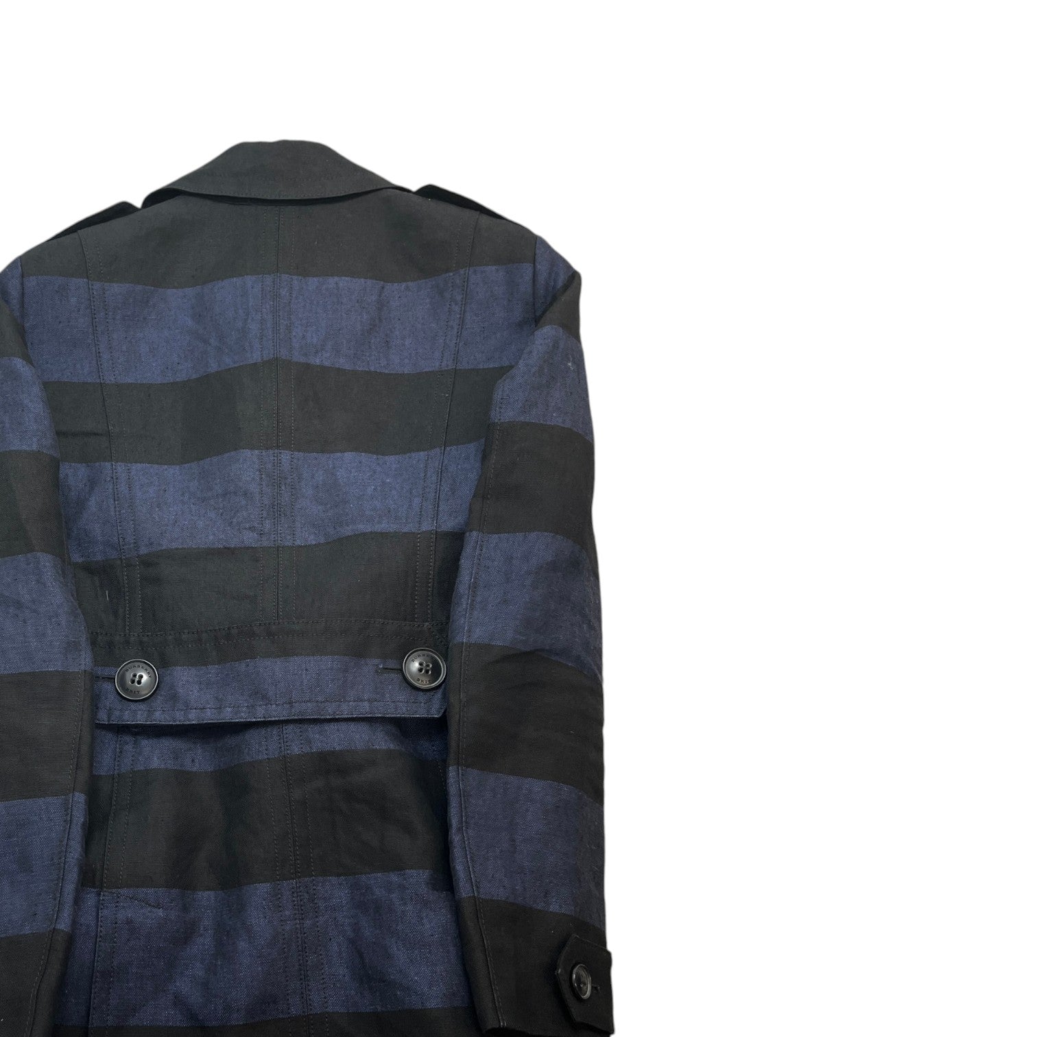 Women's Striped Jacket Black Size XL