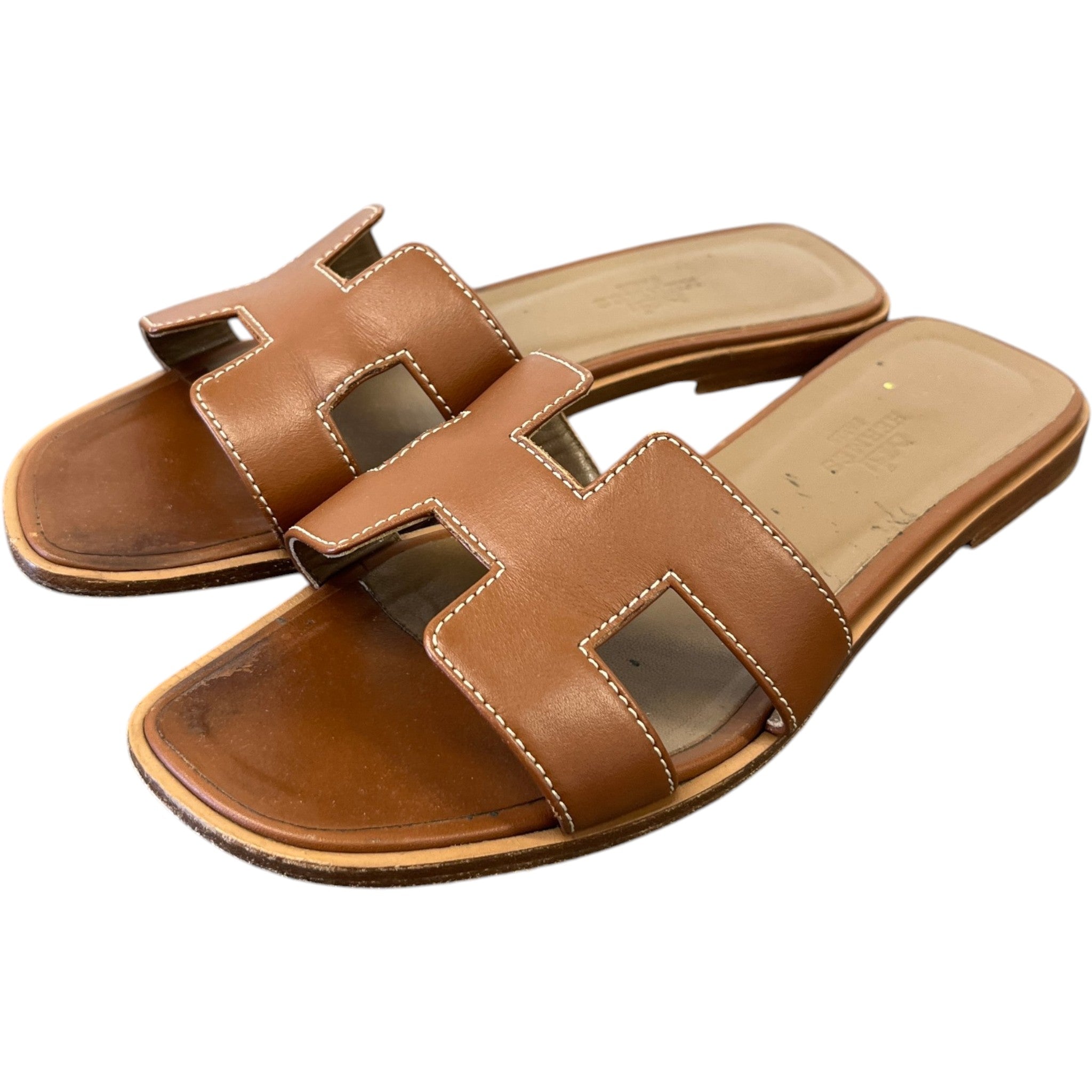 Women's Oran Slides Brown Size EU 36 / UK 3
