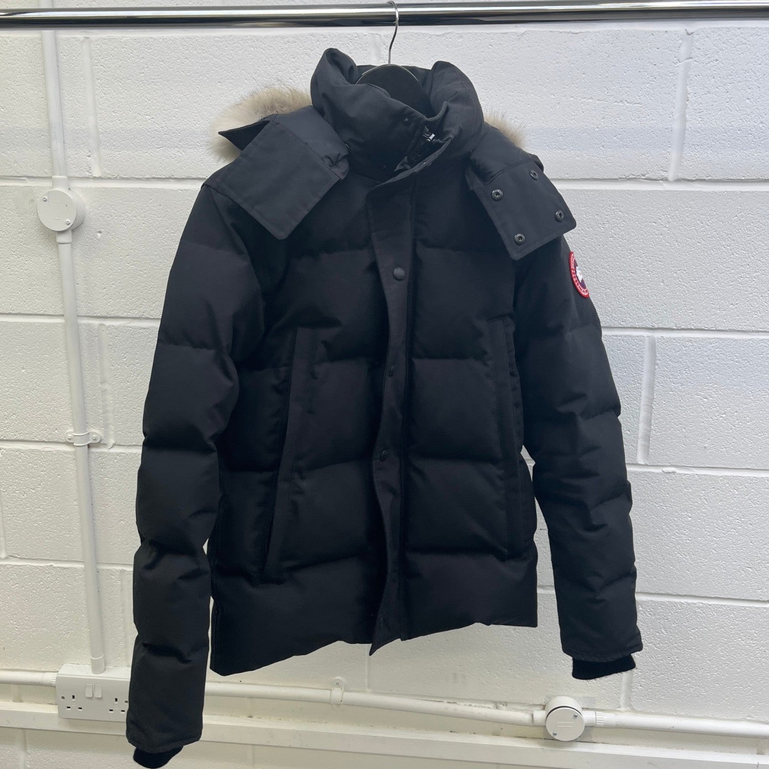Men's Wyndham Down Jacket Black Size XS