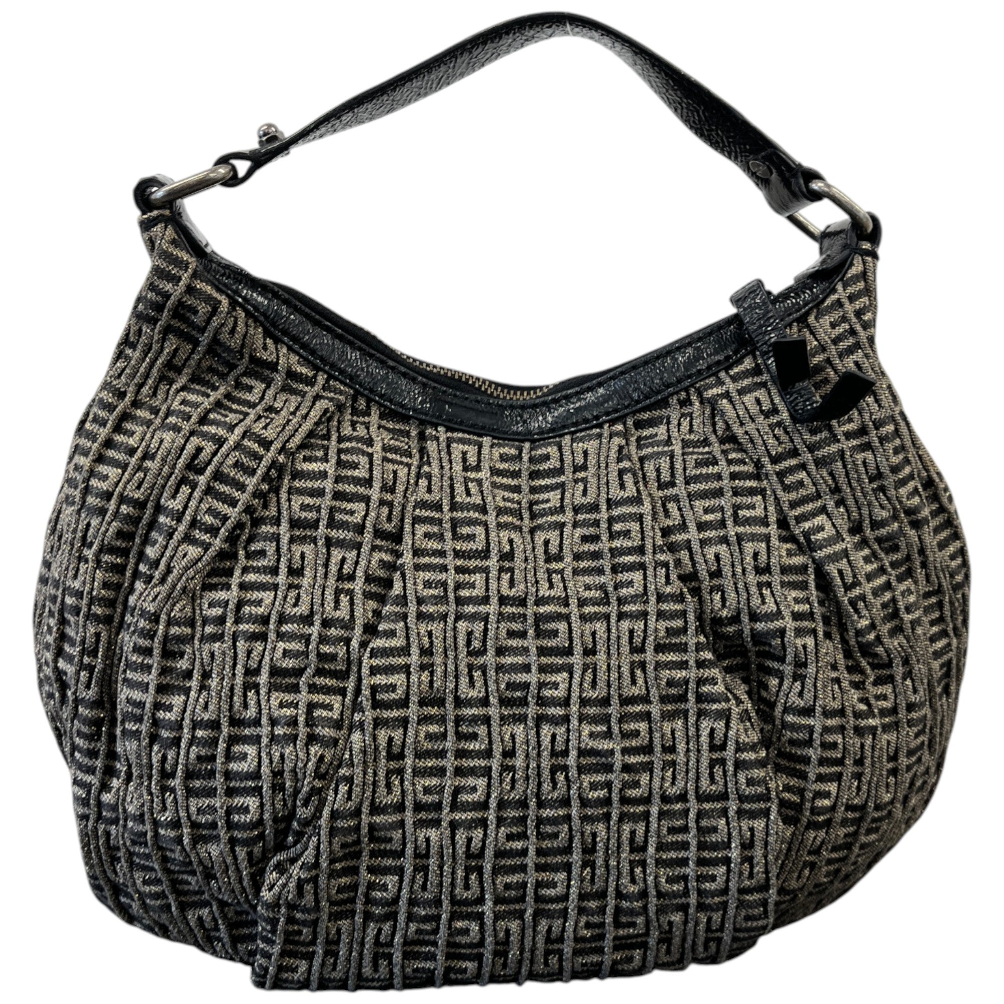 Women's Plaque Logo Handbag Beige