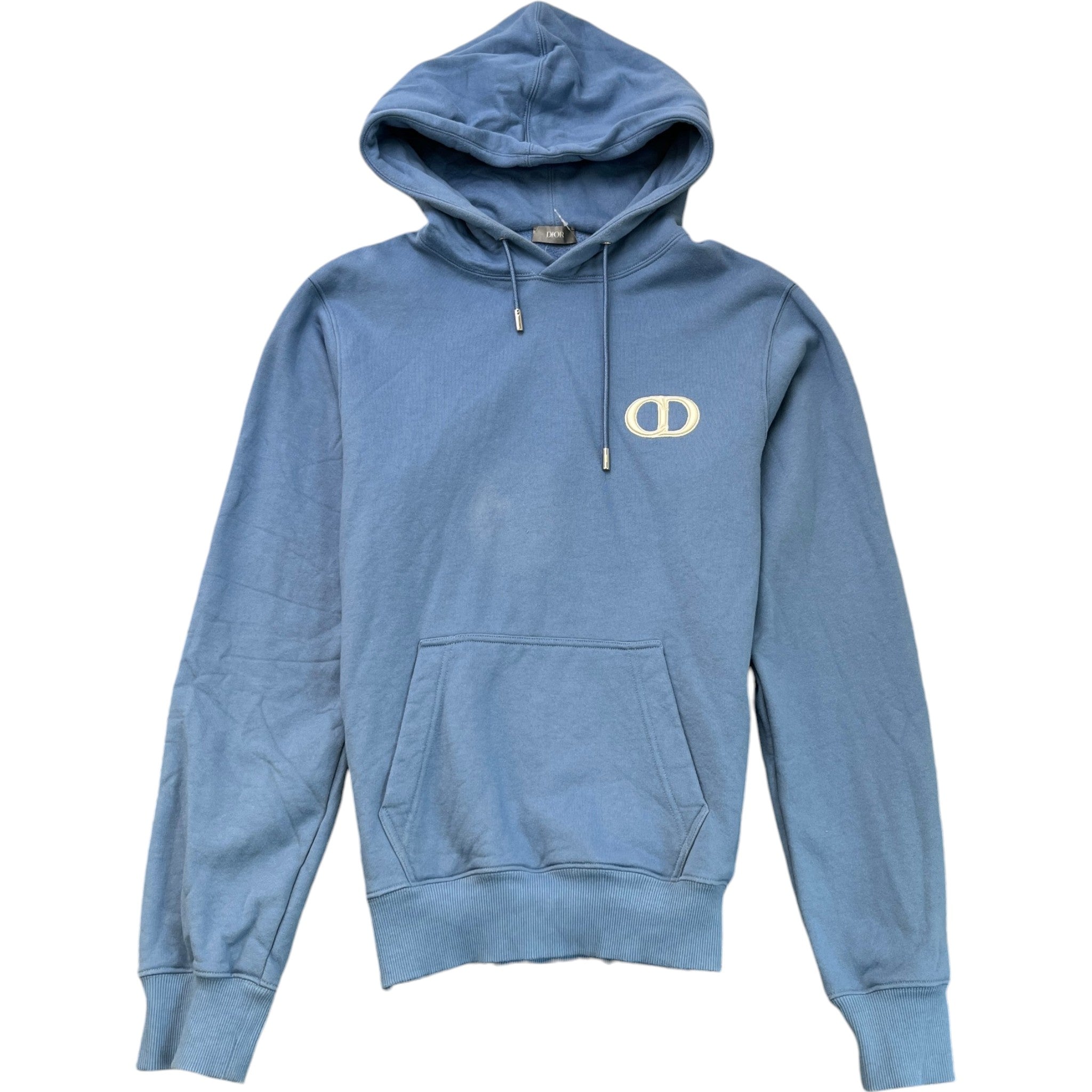 Men's Icon Logo Hoodie Blue Size XS