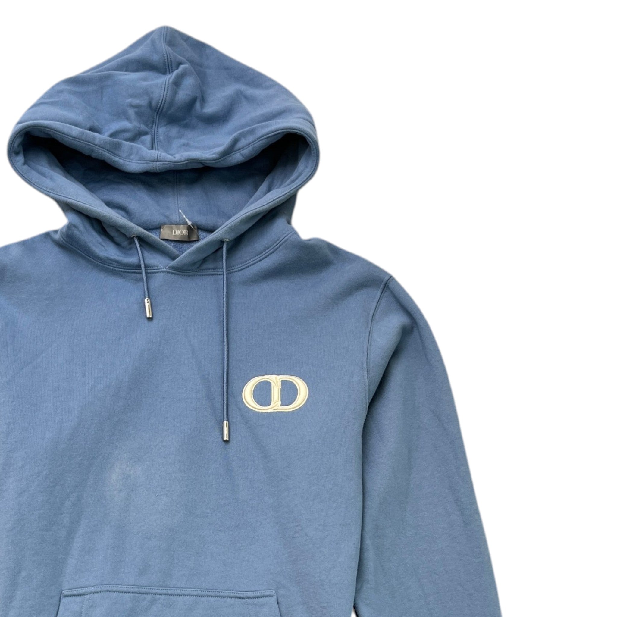 Men's Icon Logo Hoodie Blue Size XS