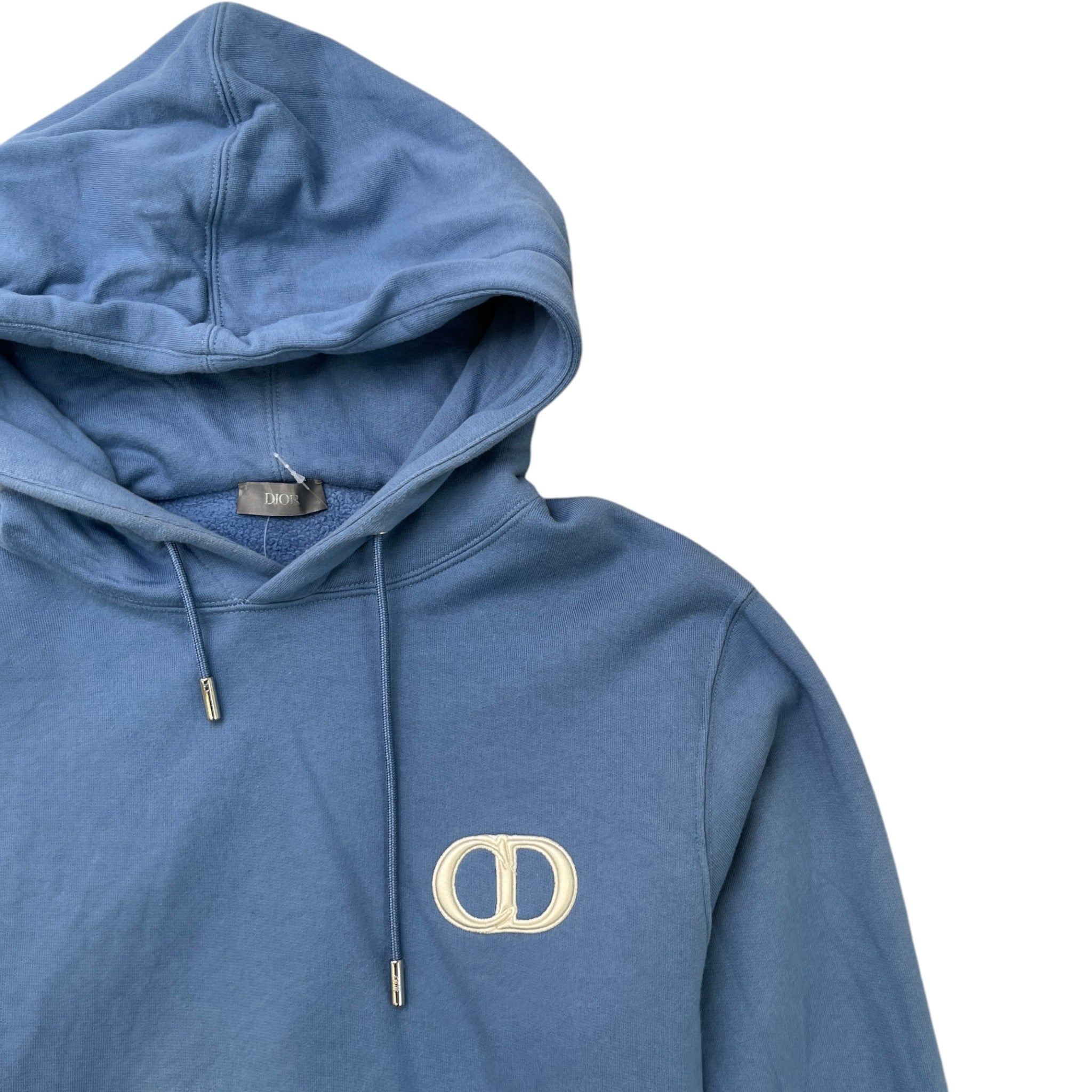 Men's Icon Logo Hoodie Blue Size XS