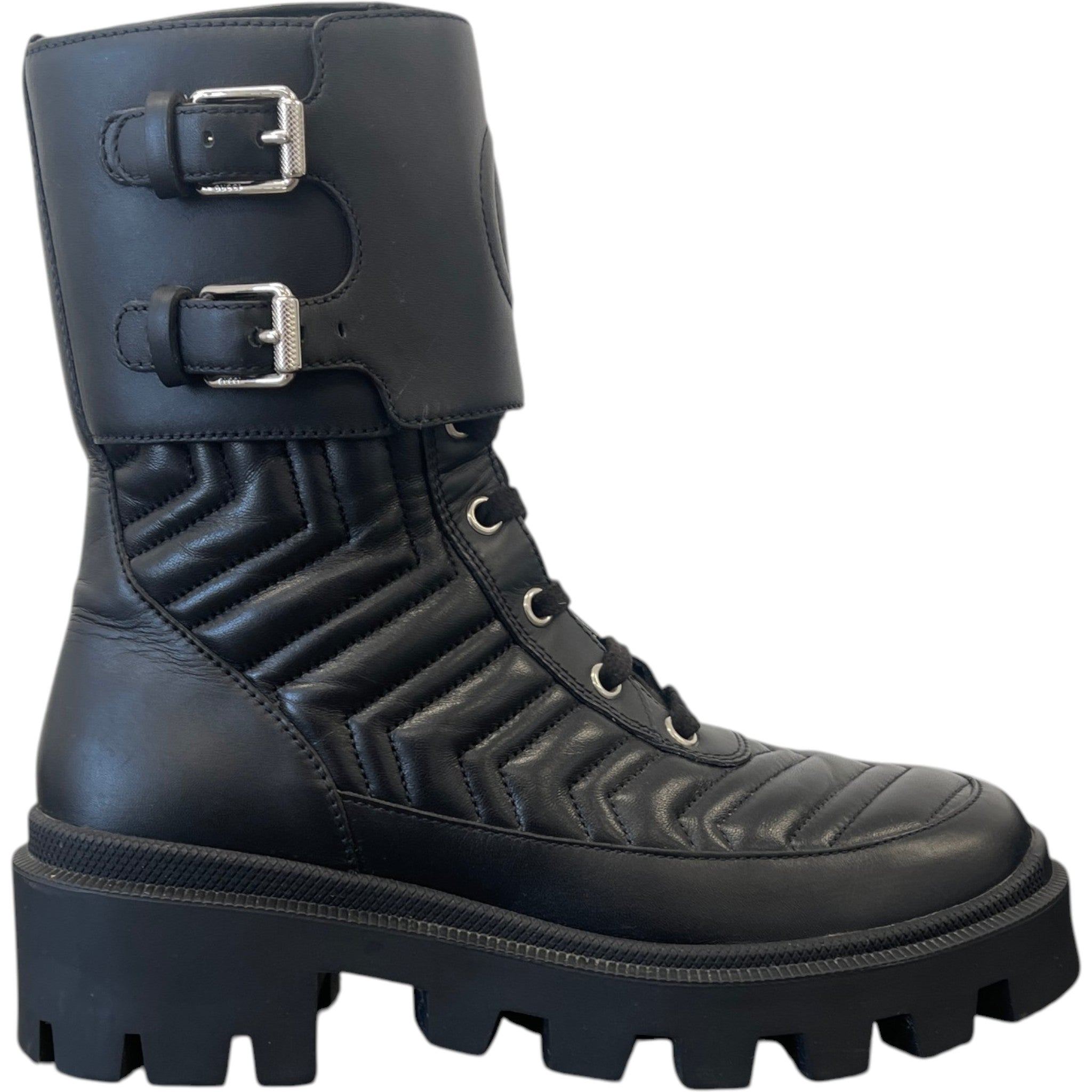 Women's Gg Marmont Boots Black Size EU 36 / UK 3