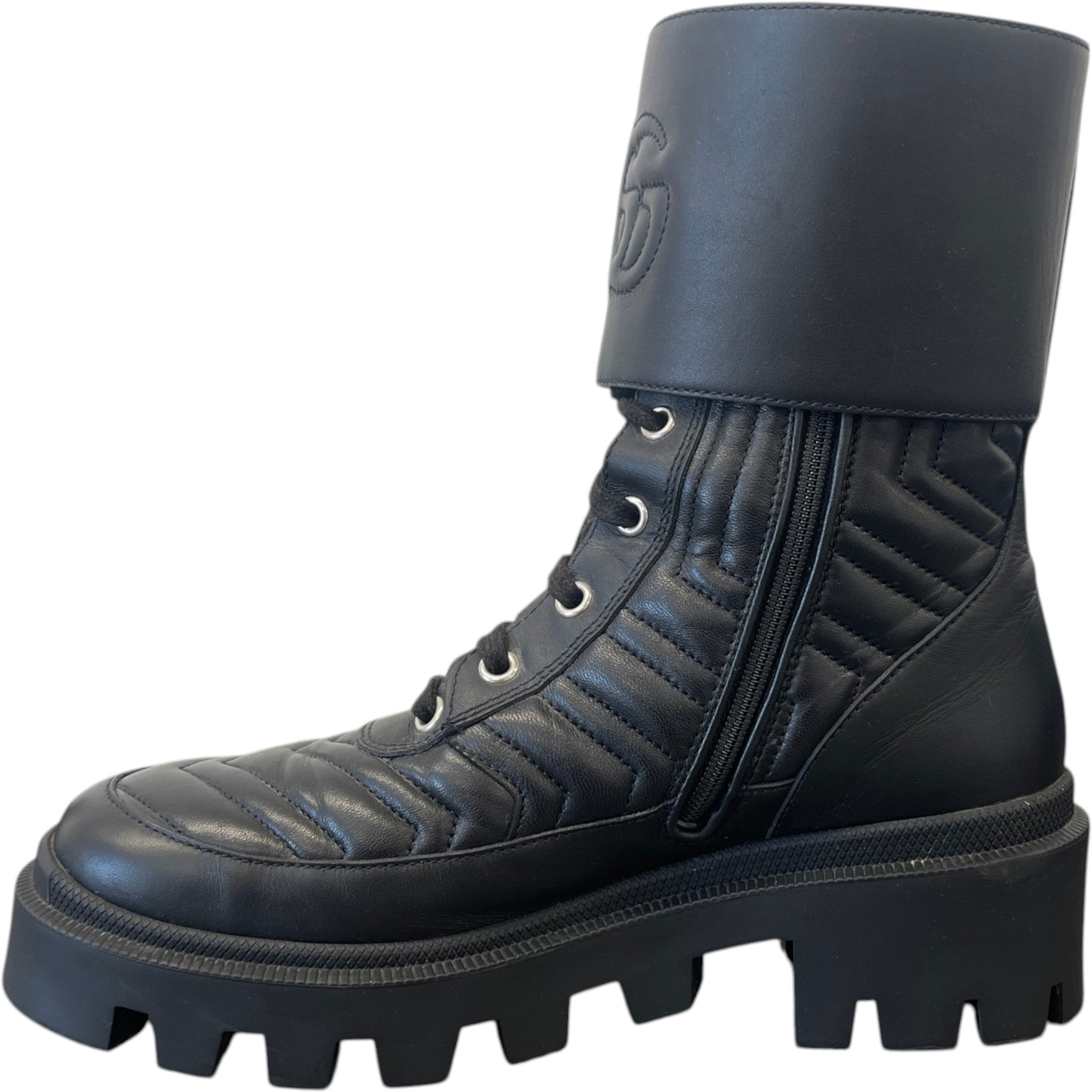 Women's Gg Marmont Boots Black Size EU 36 / UK 3