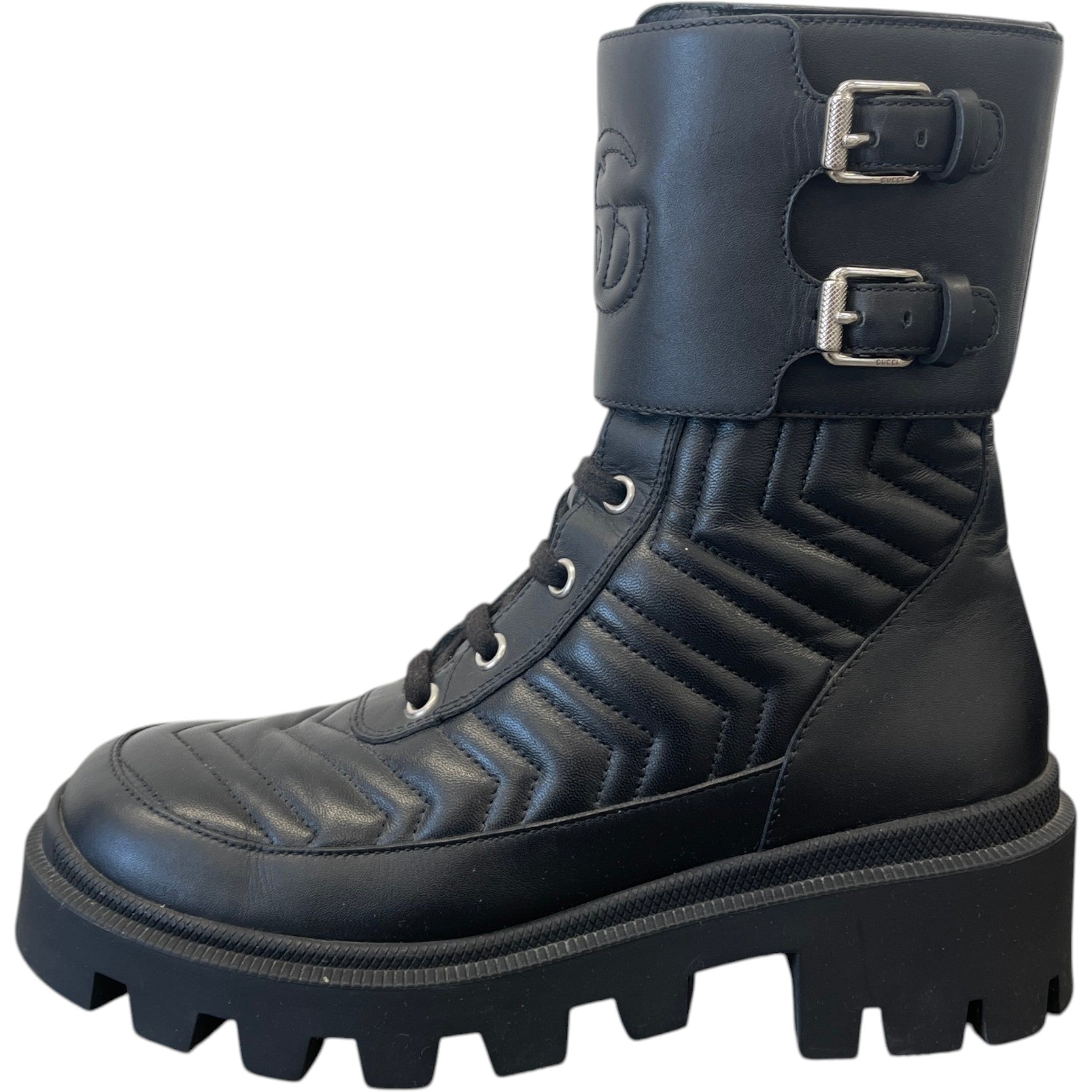 Women's Gg Marmont Boots Black Size EU 36 / UK 3
