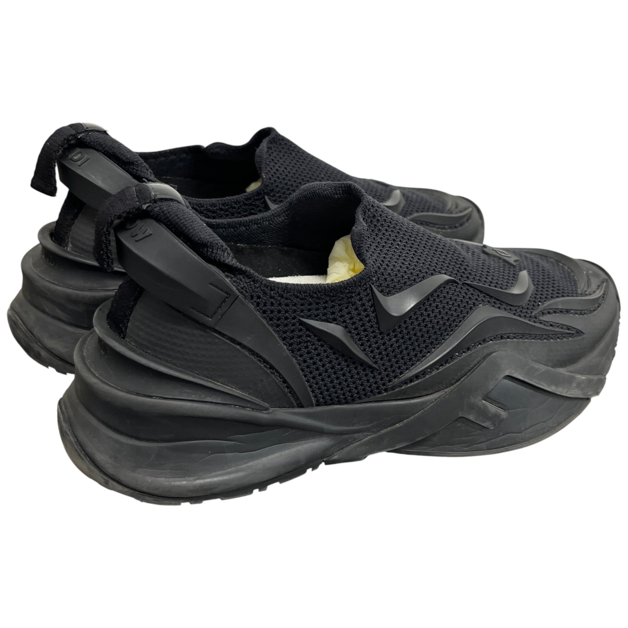 Men's Flow Slip On Low Trainers Black Size EU 41.5 / UK 7.5