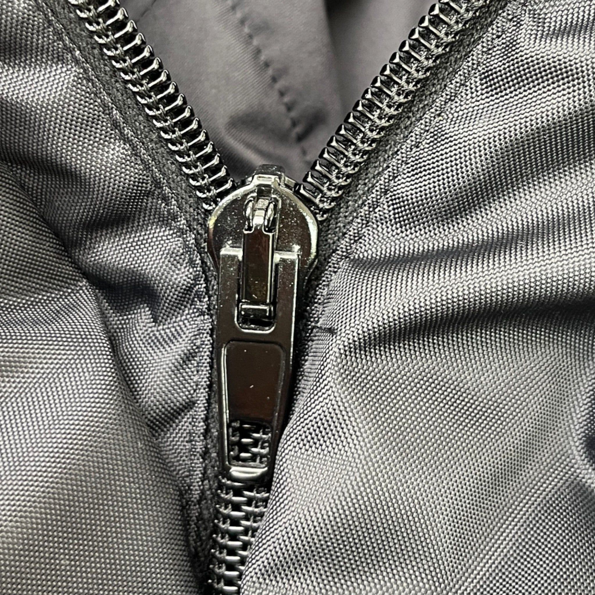 Women's Oversized Logo Print Down Jacket Black Size XS