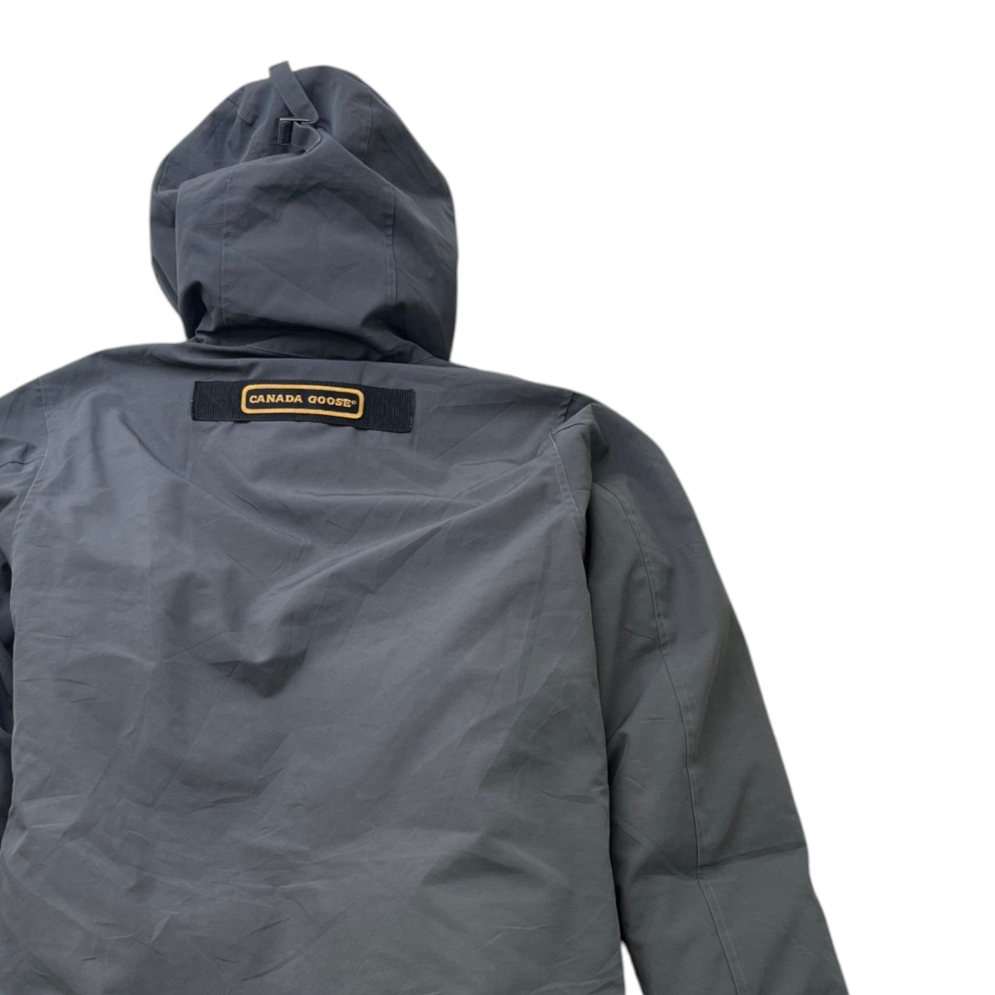Men's Langford Parka Down Jacket Grey Size M