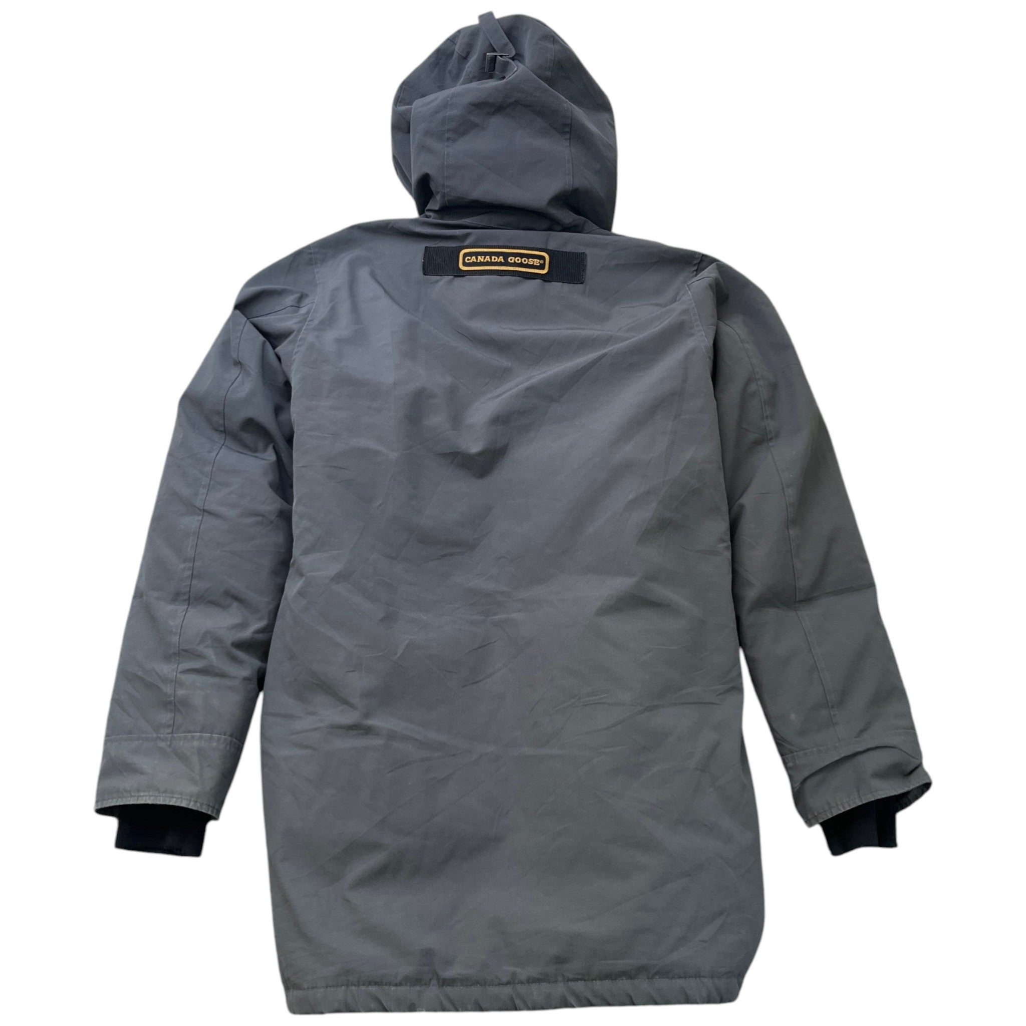 Men's Langford Parka Down Jacket Grey Size M