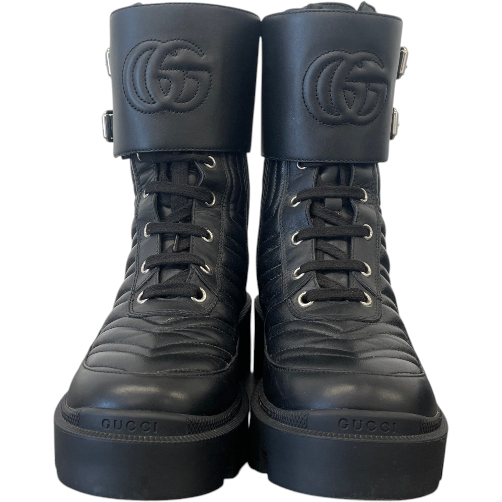 Women's Gg Marmont Boots Black Size EU 36 / UK 3