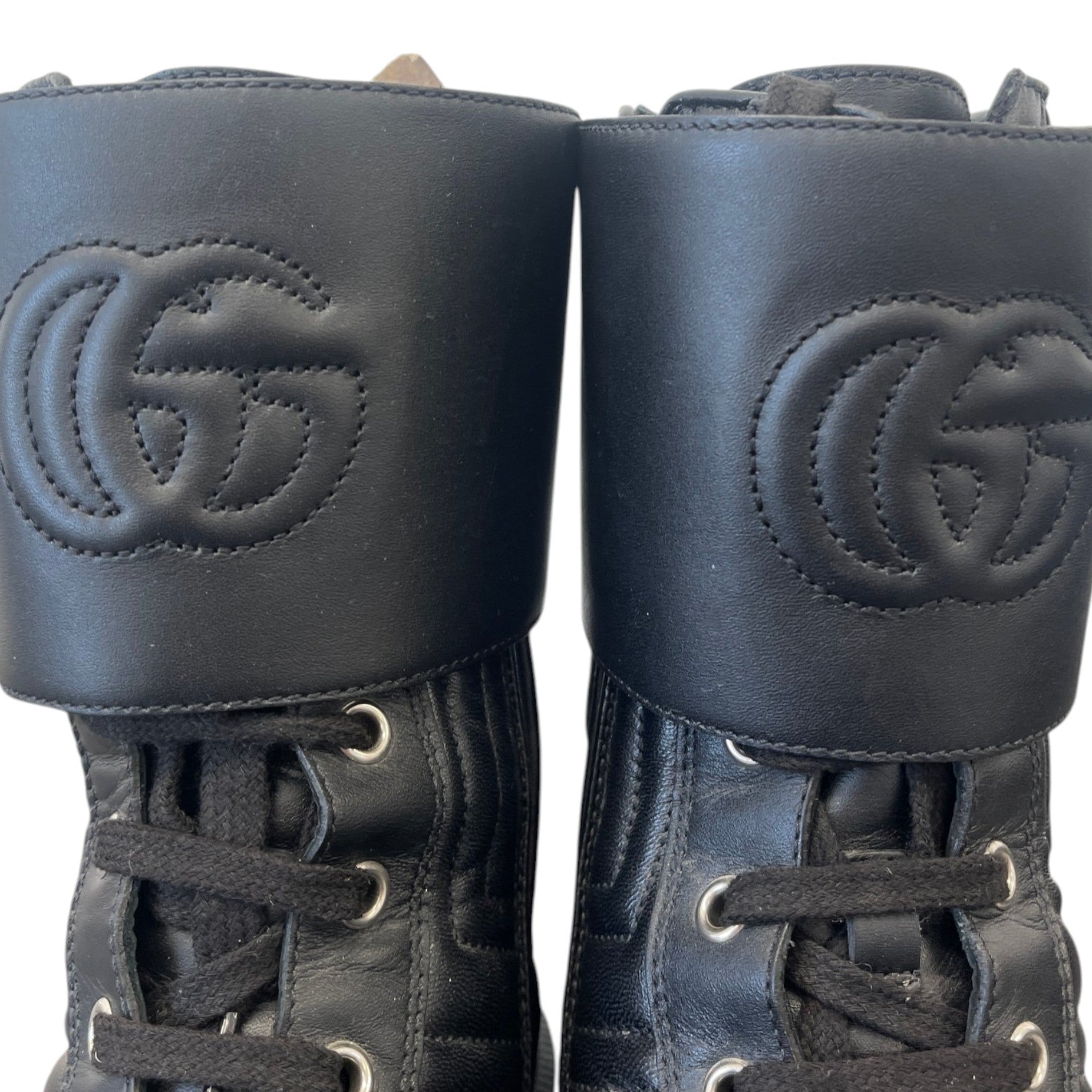 Women's Gg Marmont Boots Black Size EU 36 / UK 3