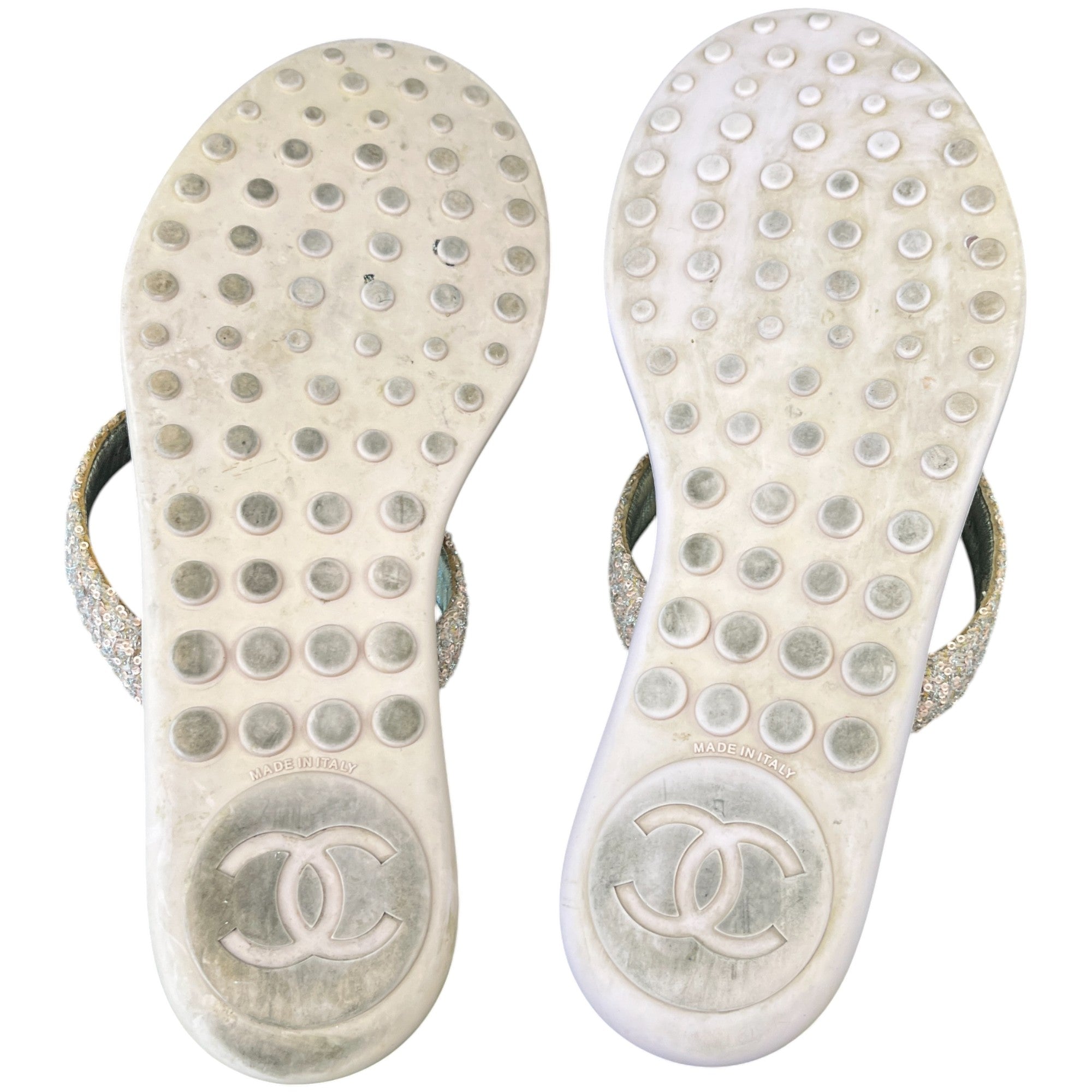 Women's Tweed Cc Camellia Sandals Pink Size EU 40 / UK 7