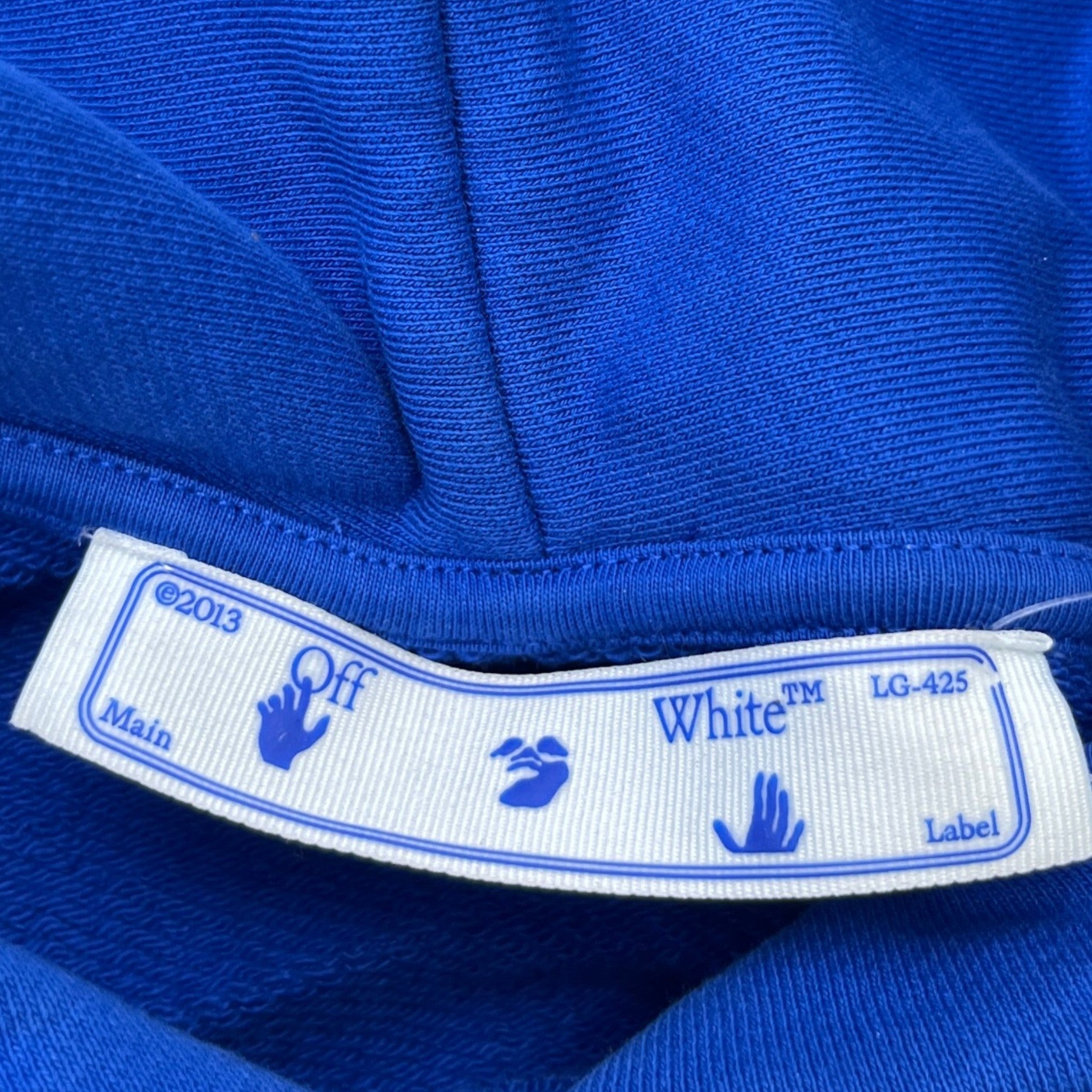 Men's Tech Marker Hoodie Blue Size XS