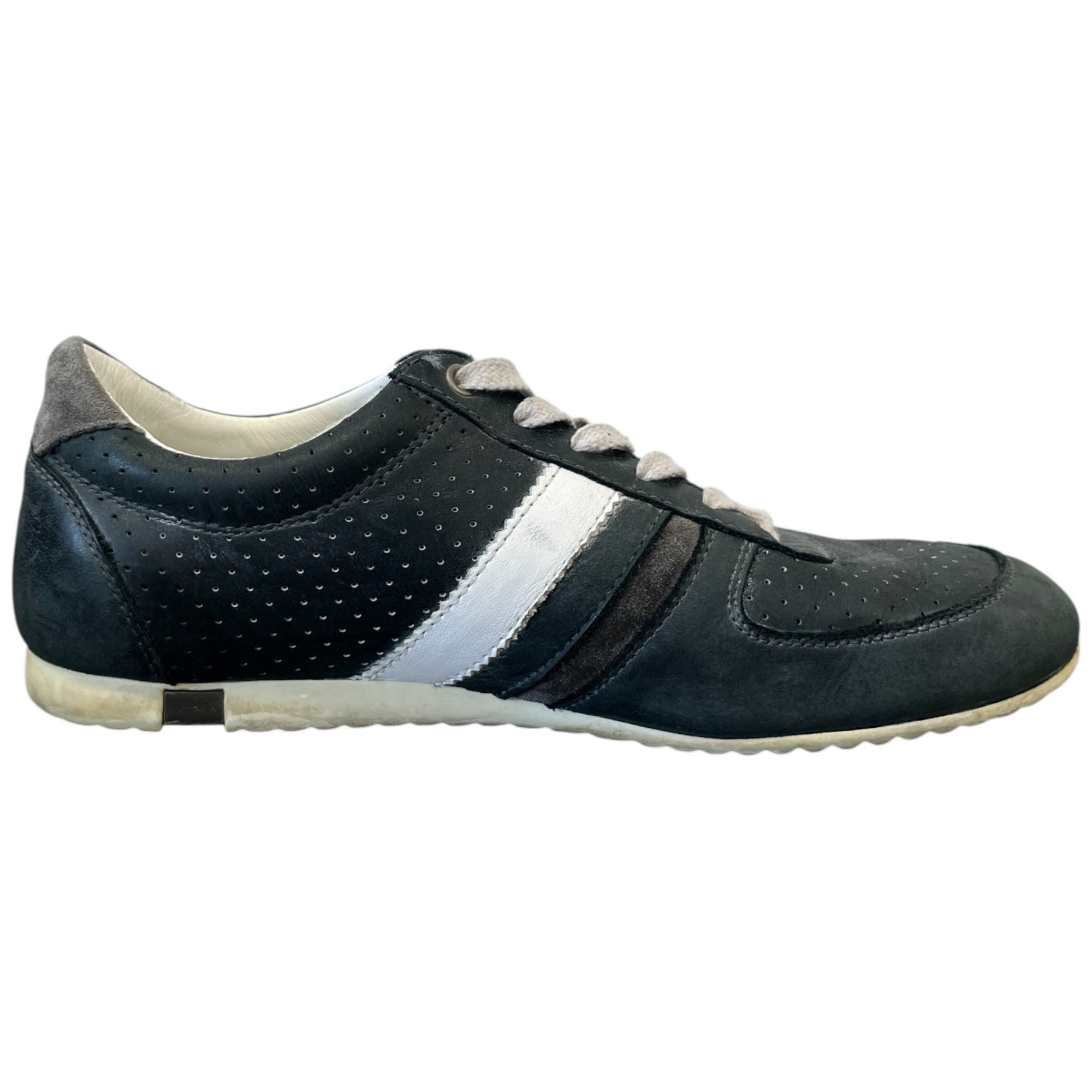 Men's Logo Low Trainers Black Size EU 41 / UK 7