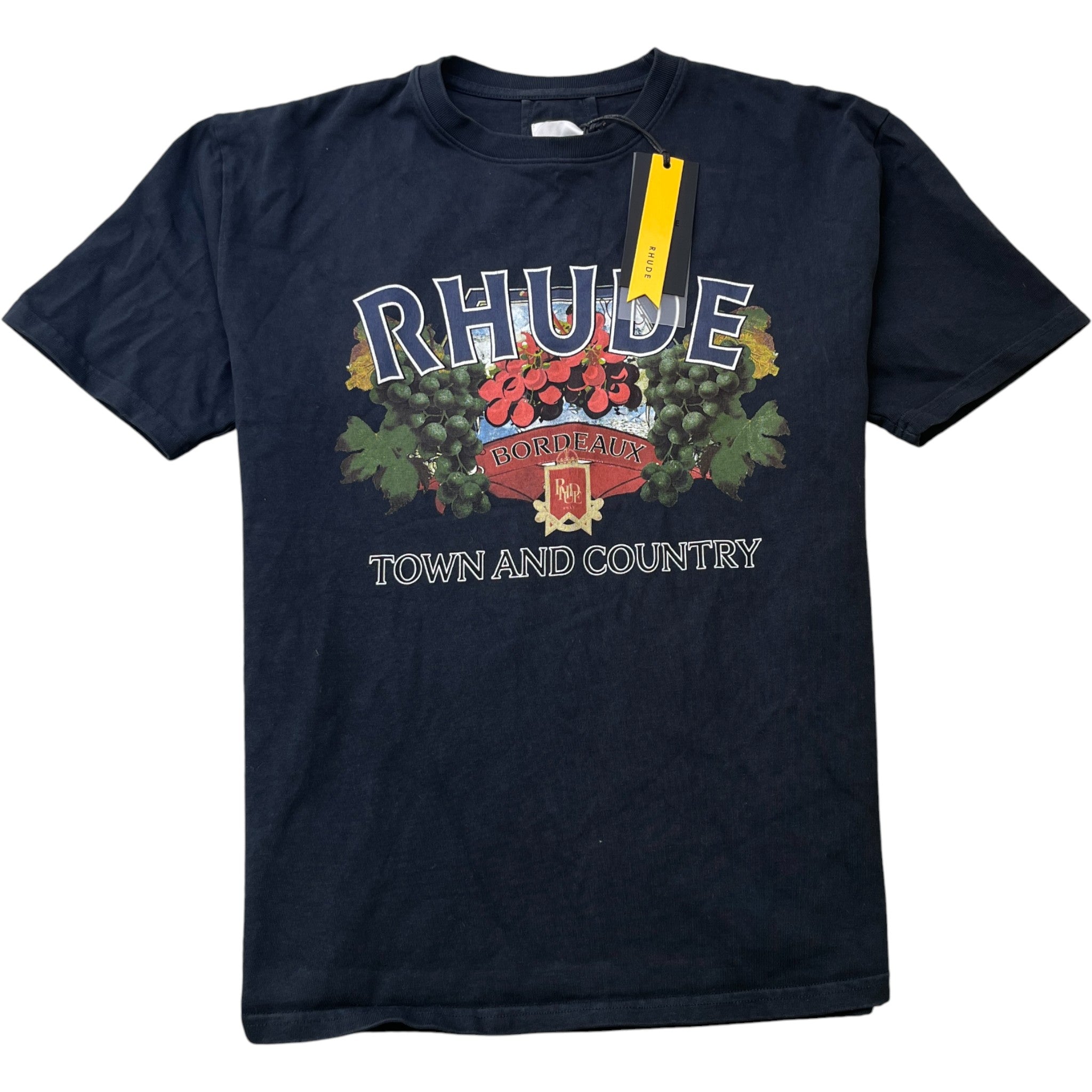 Men's Town And Country Vintage T-Shirt Black Size M