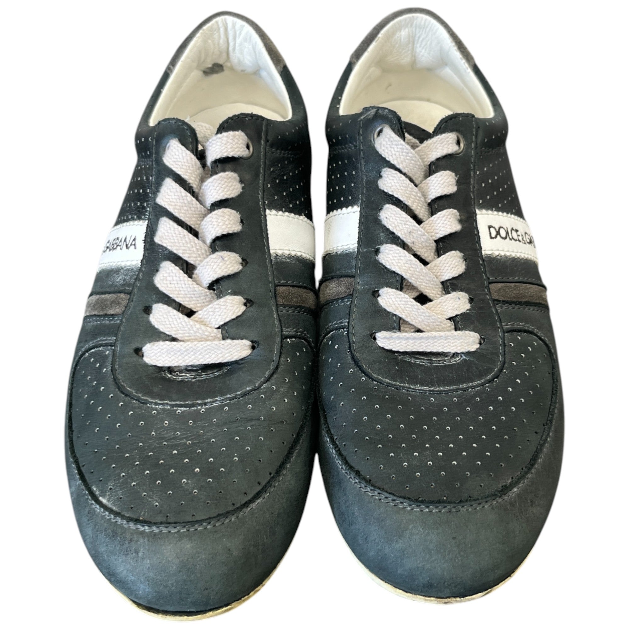 Men's Logo Low Trainers Black Size EU 41 / UK 7