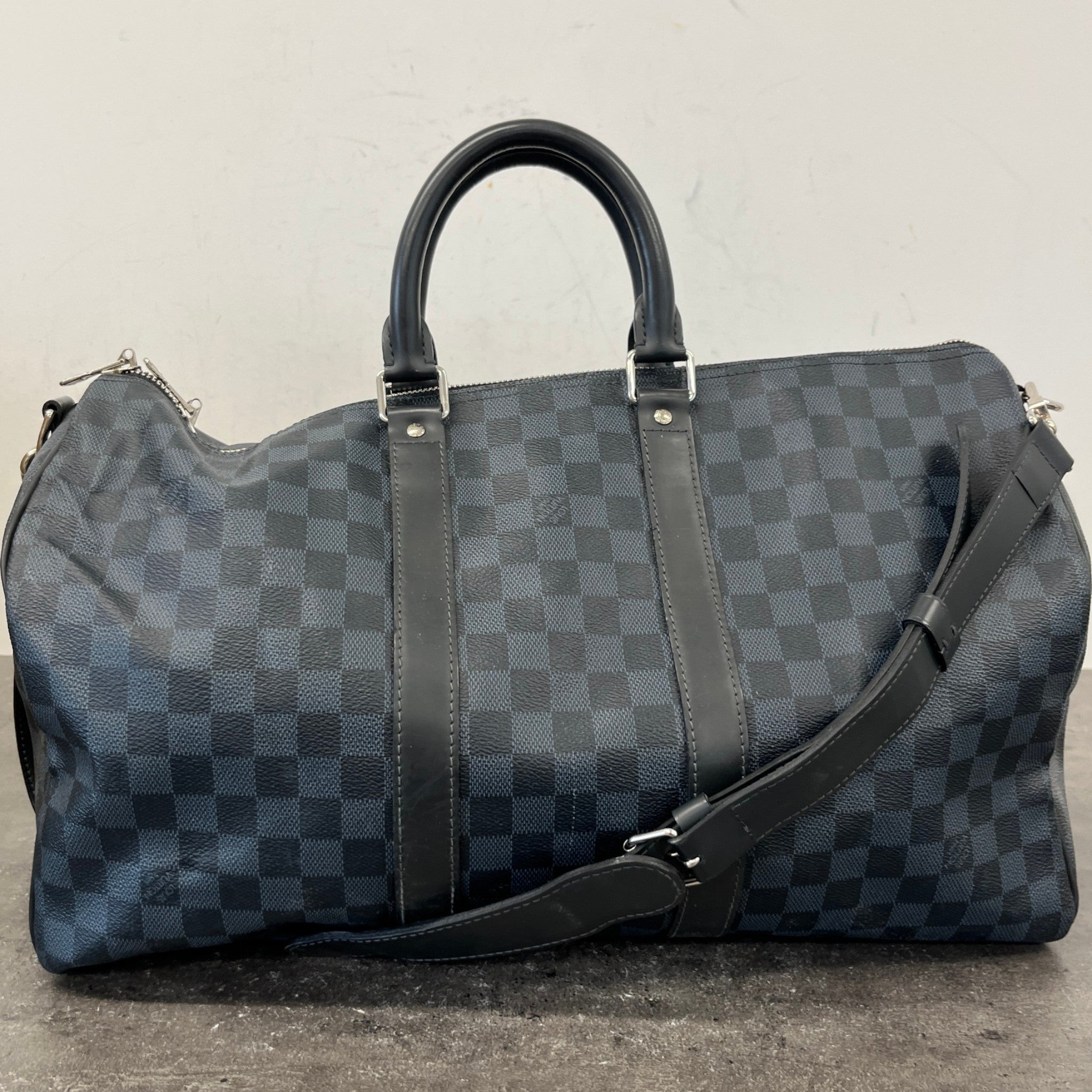 Men's Damier Graphite Keepall Bandoulière 45 Bag Black