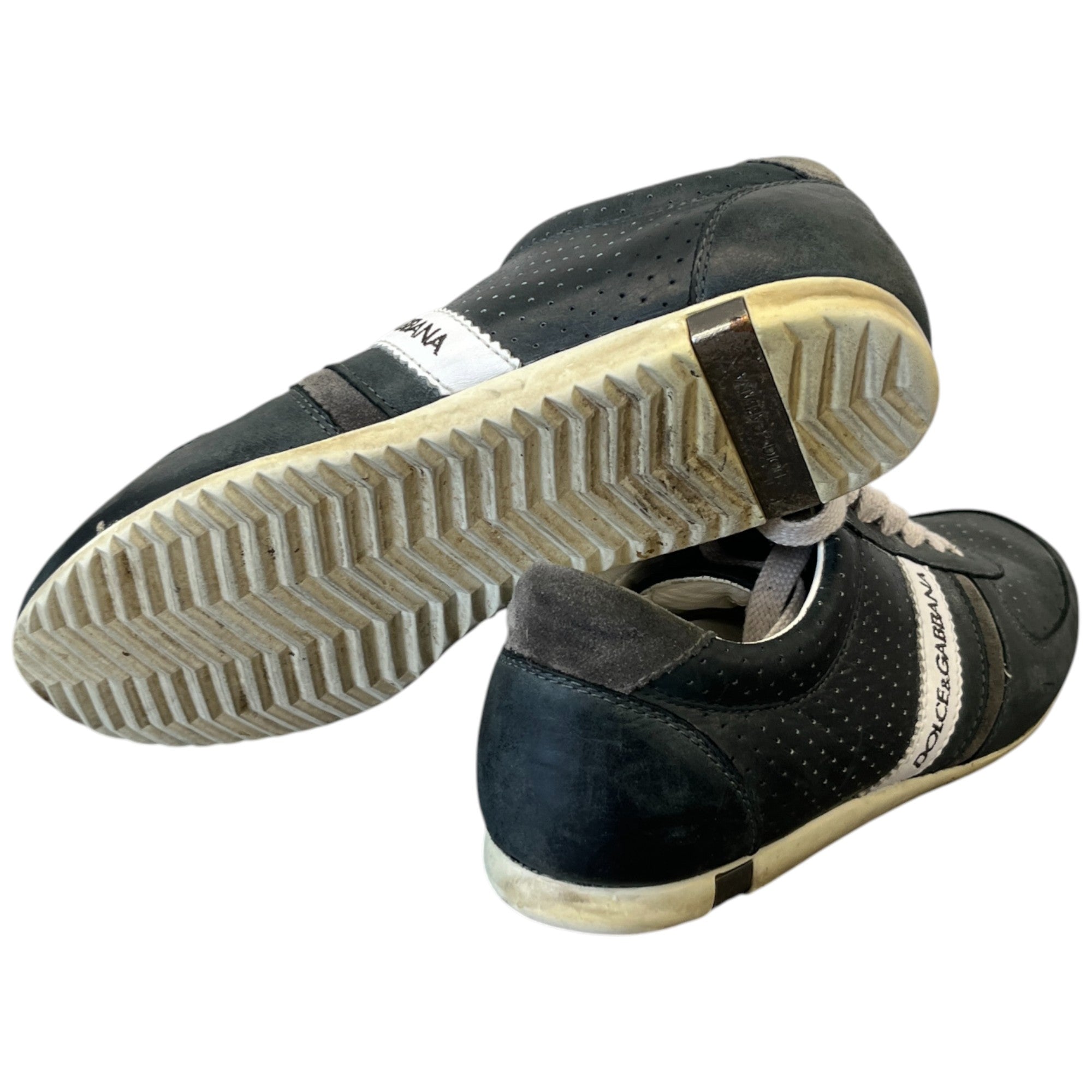 Men's Logo Low Trainers Black Size EU 41 / UK 7