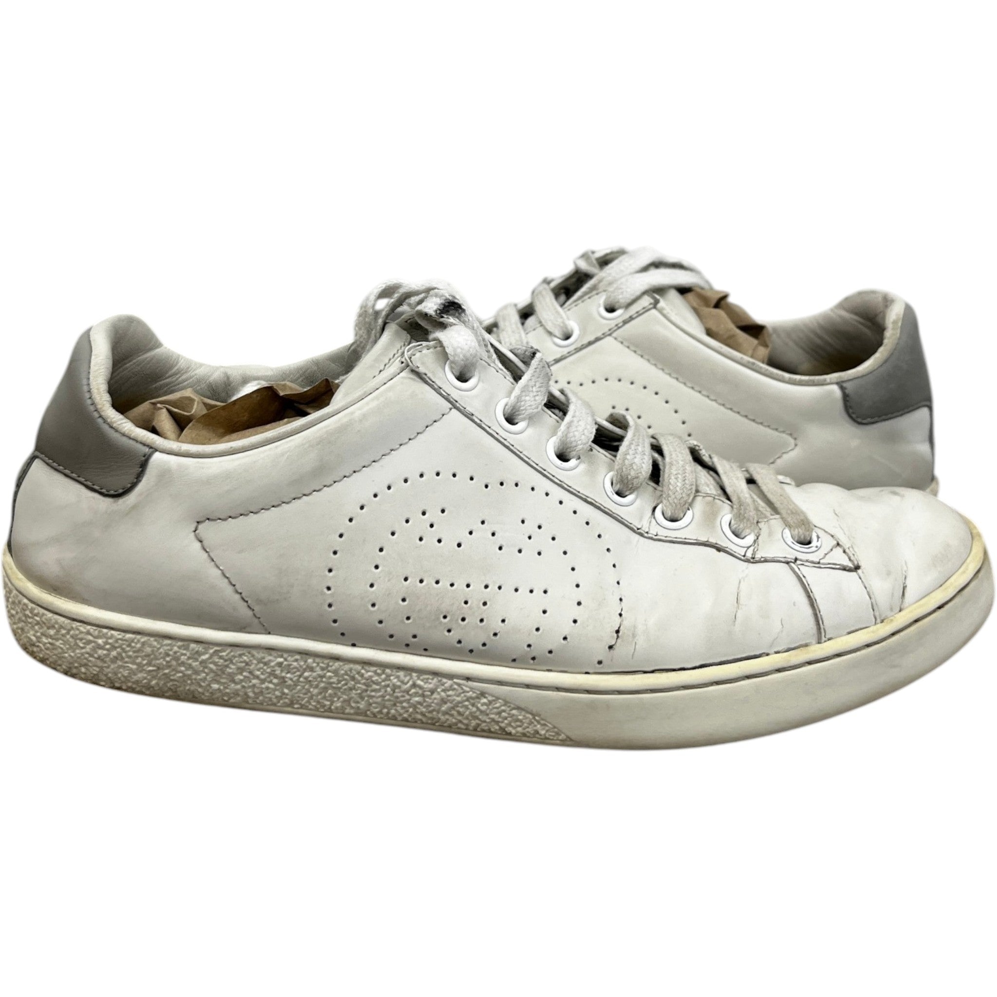 Women's Ace Interlocking G Low Trainers White Size EU 36.5 / UK 3.5