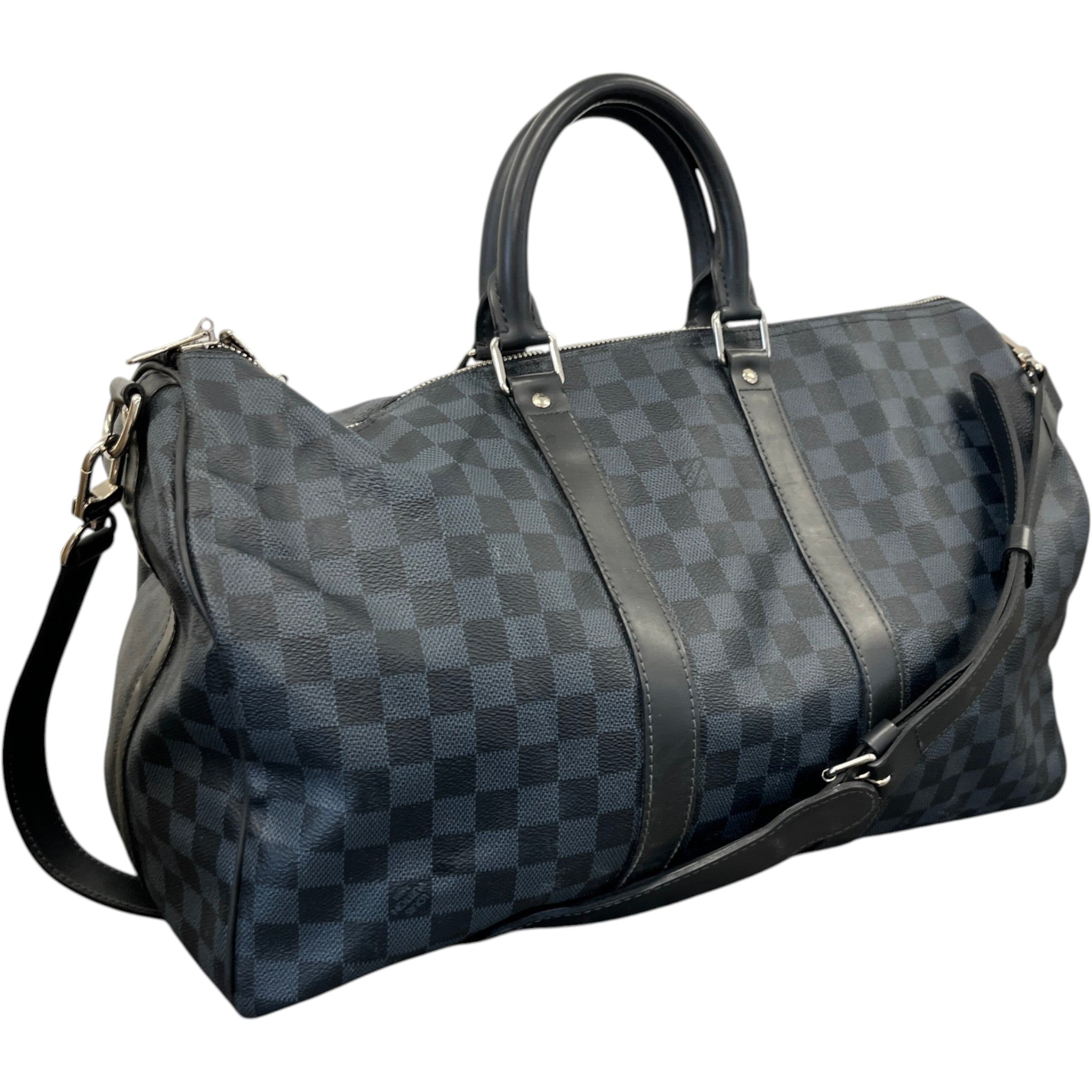 Men's Damier Graphite Keepall Bandoulière 45 Bag Black