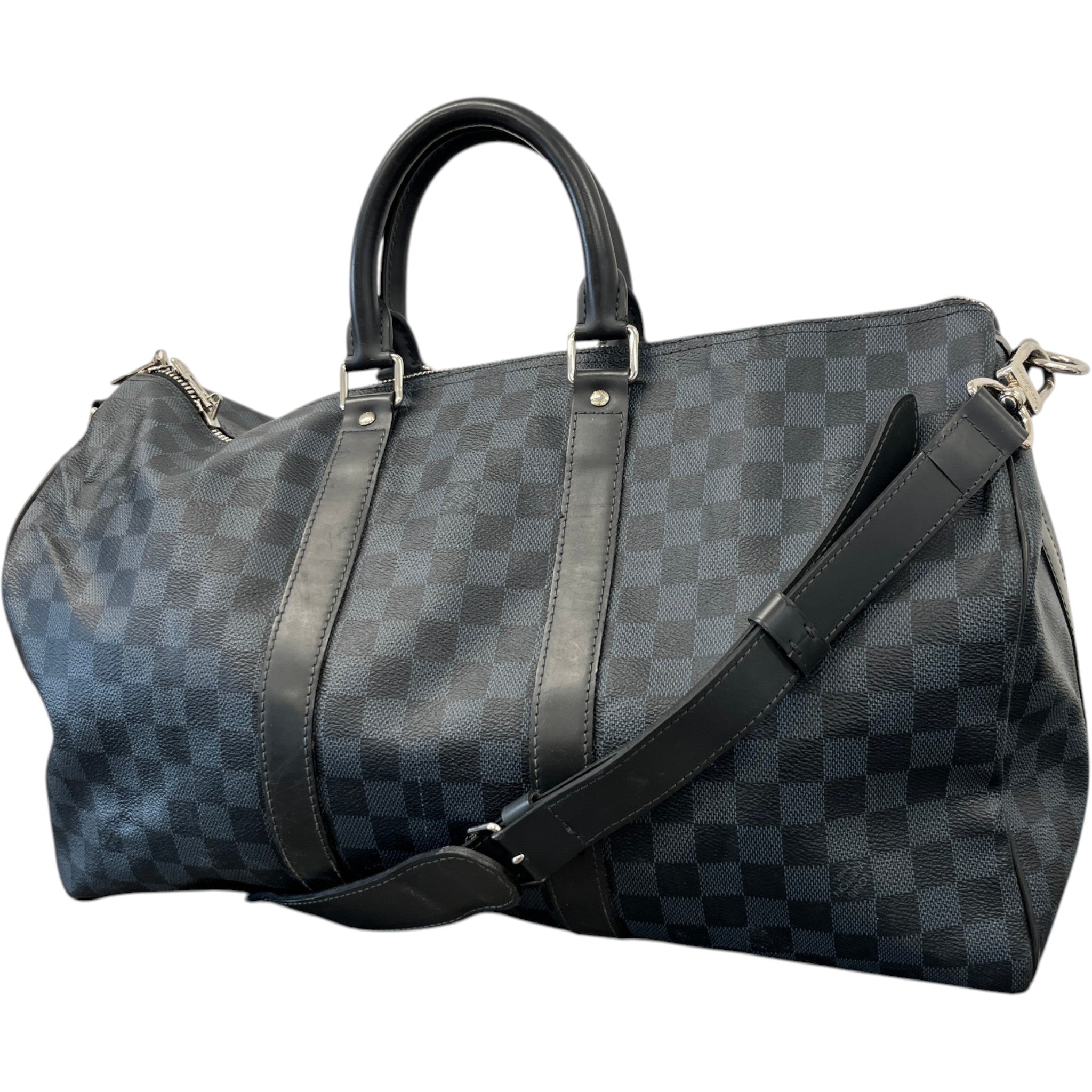 Men's Damier Graphite Keepall Bandoulière 45 Bag Black