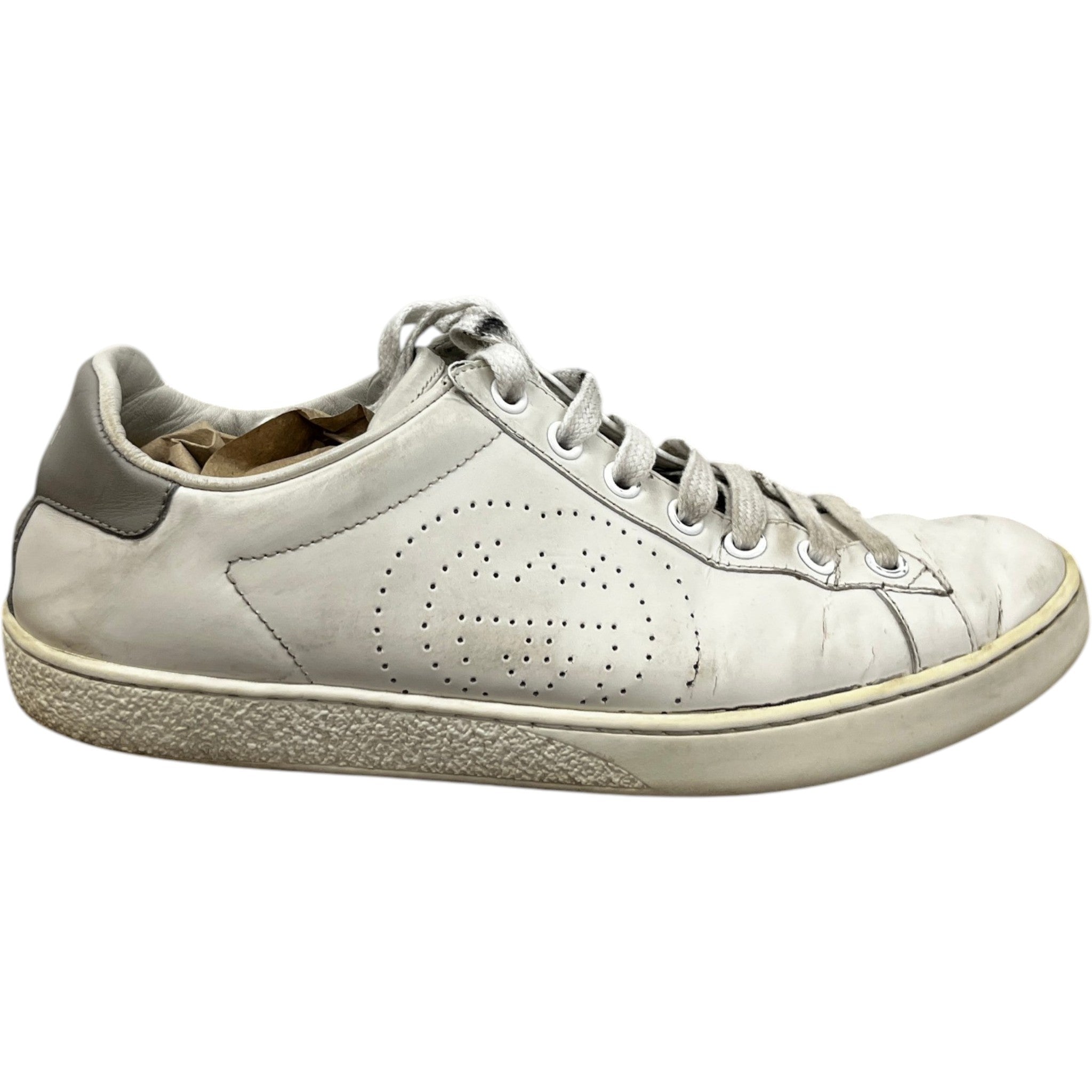 Women's Ace Interlocking G Low Trainers White Size EU 36.5 / UK 3.5