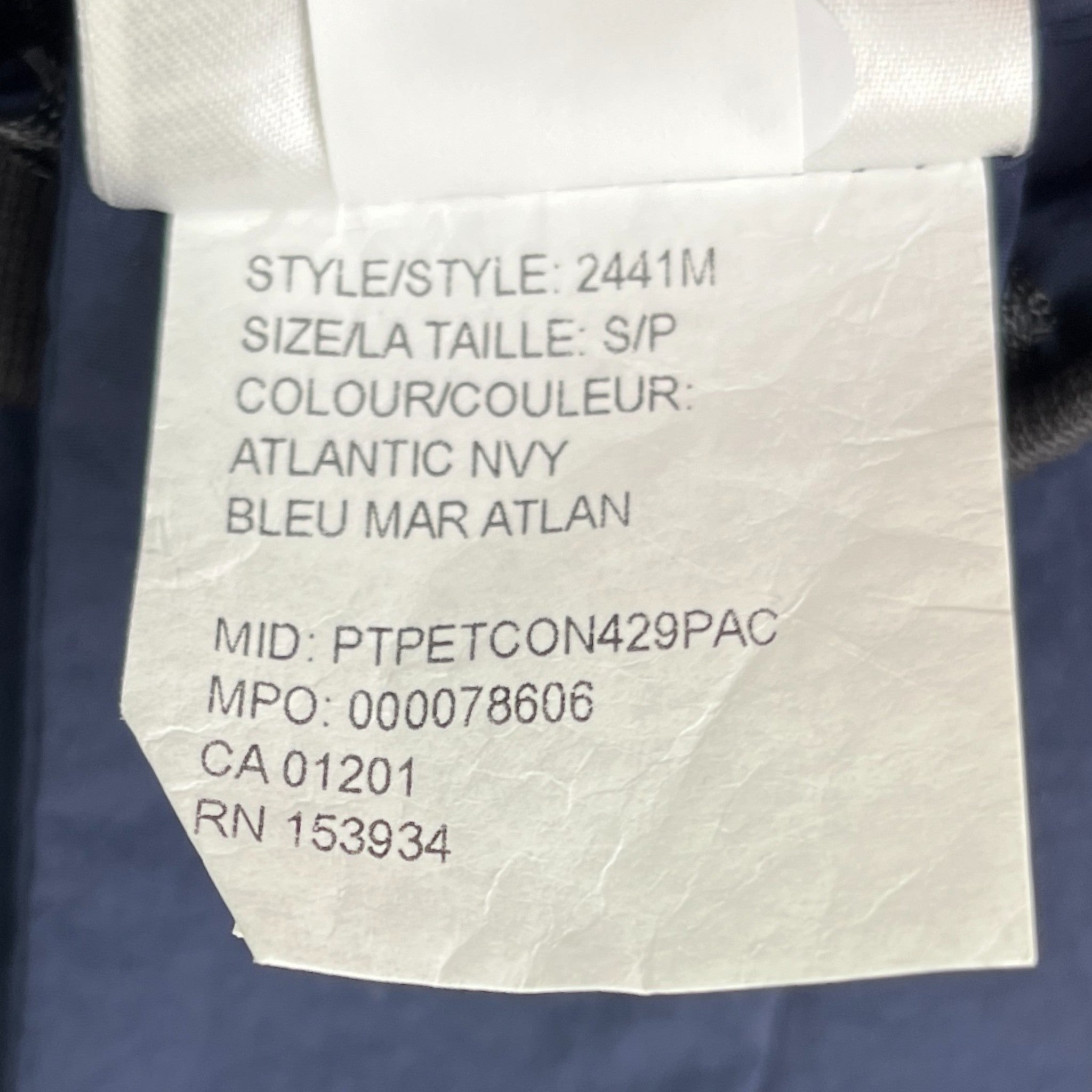 Men's Faber Jacket Navy Size S