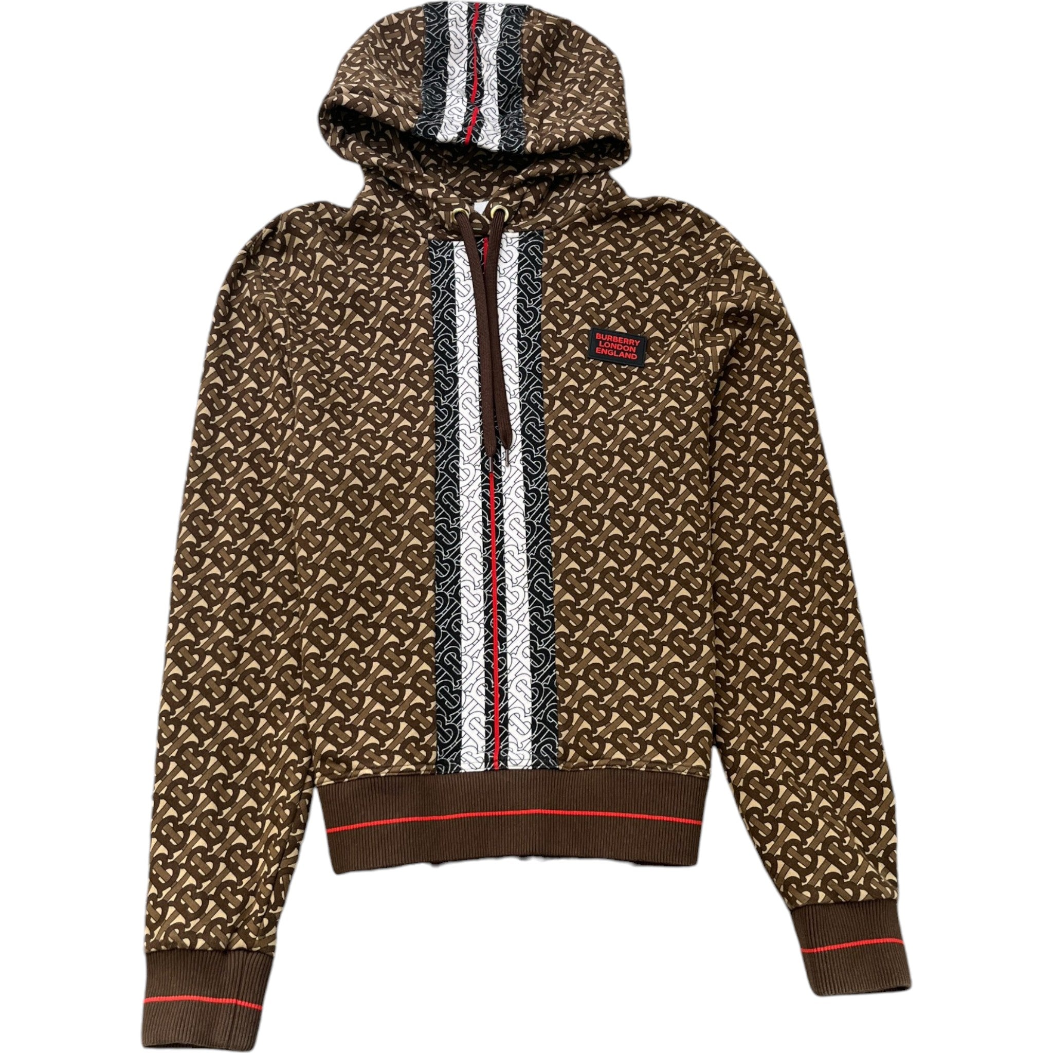 Men's Bridle Tb Monogram Hoodie Brown Size M