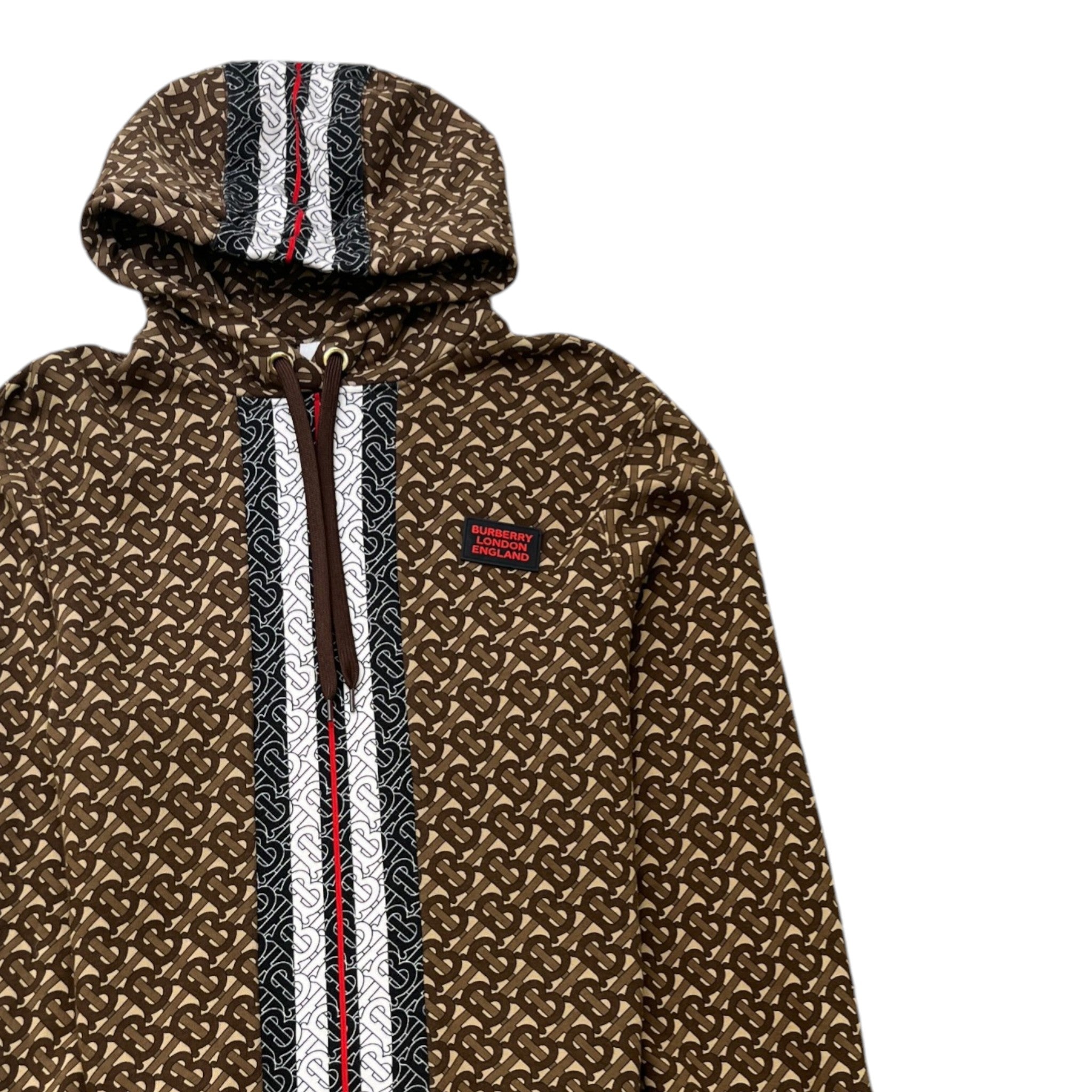 Men's Bridle Tb Monogram Hoodie Brown Size M
