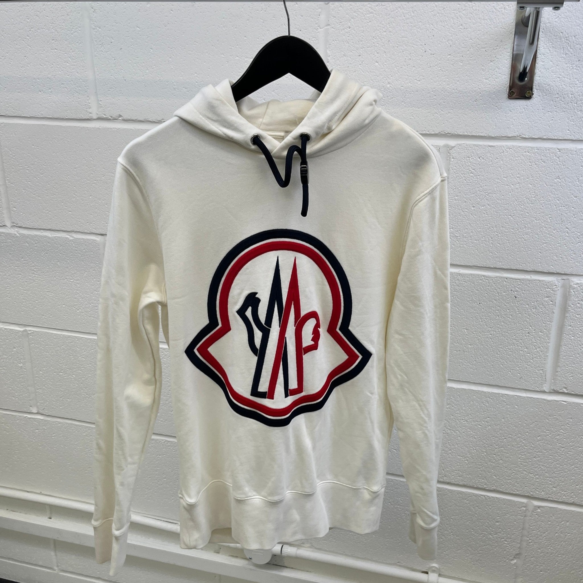 Men's Maglia Hoodie White Size S