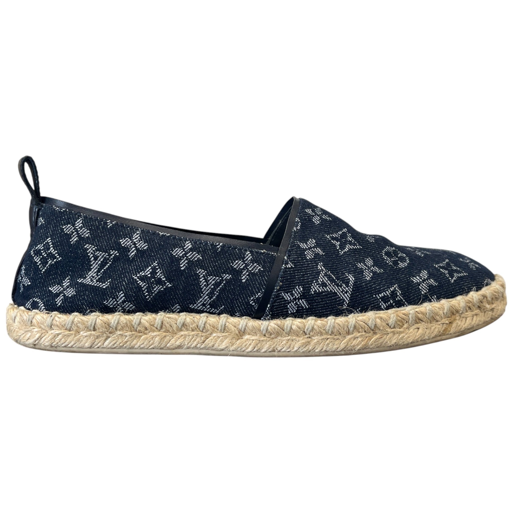 Women's Monogram Print Espadrilles Blue Size EU 36.5 / UK 3.5