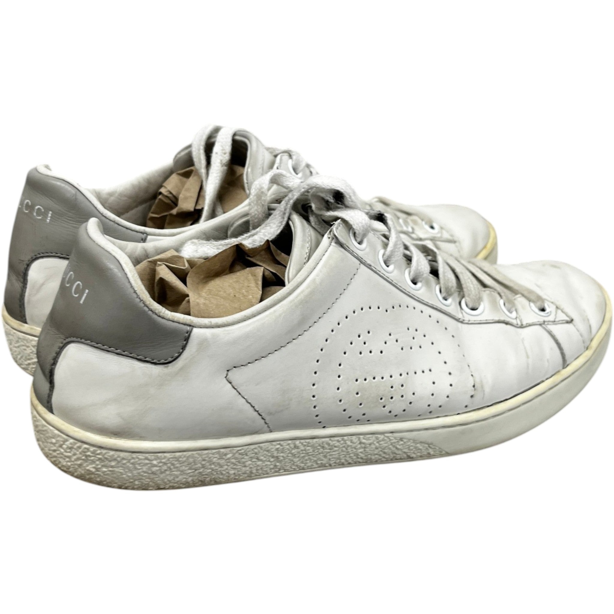 Women's Ace Interlocking G Low Trainers White Size EU 36.5 / UK 3.5