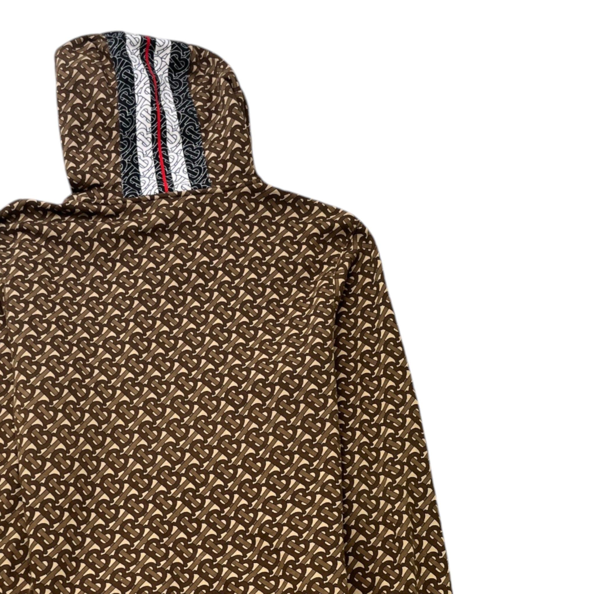 Men's Bridle Tb Monogram Hoodie Brown Size M