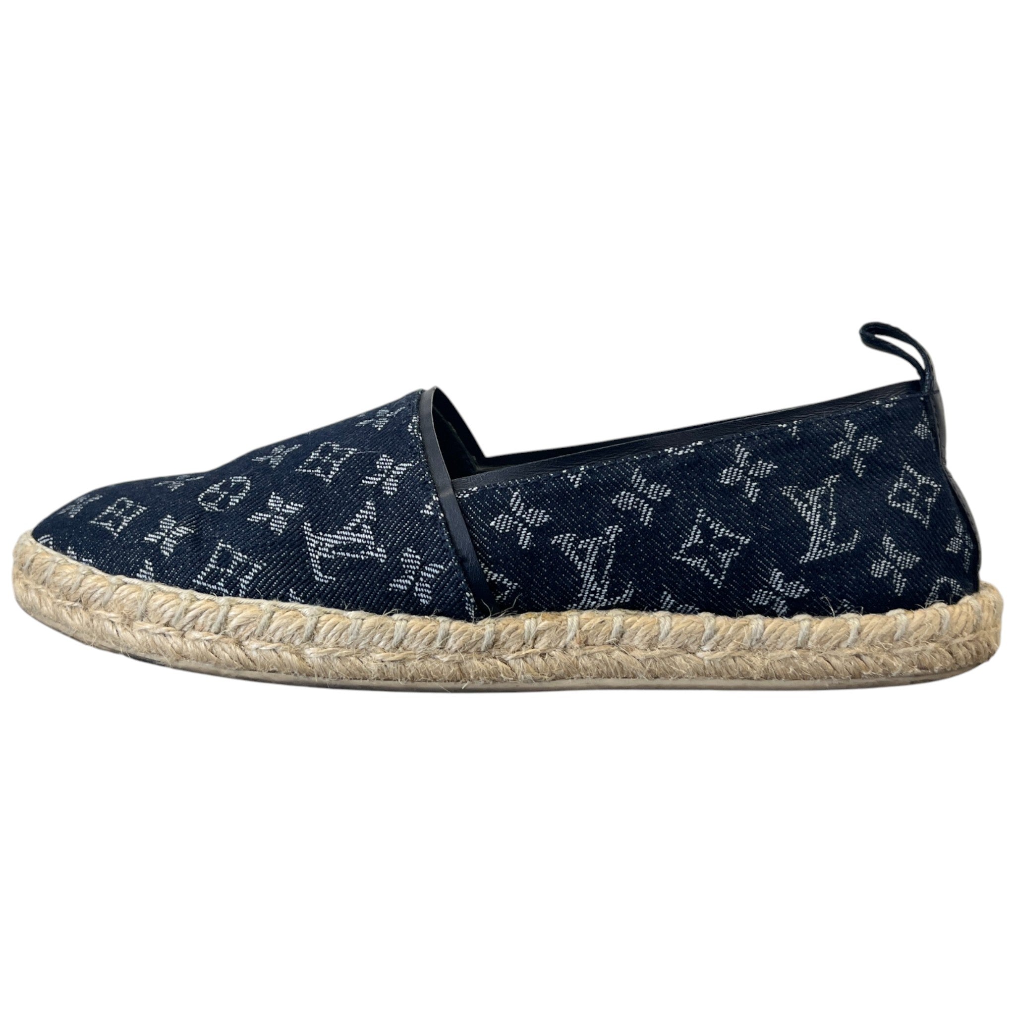 Women's Monogram Print Espadrilles Blue Size EU 36.5 / UK 3.5