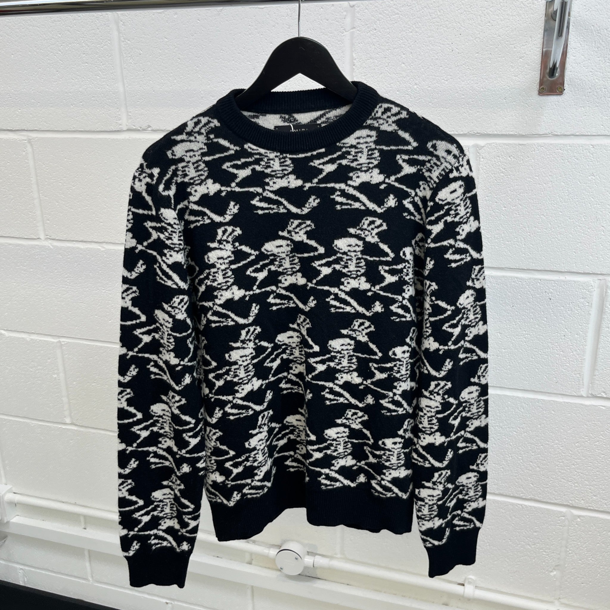 Men's Grateful Dead Skeleton Jumper Black Size M
