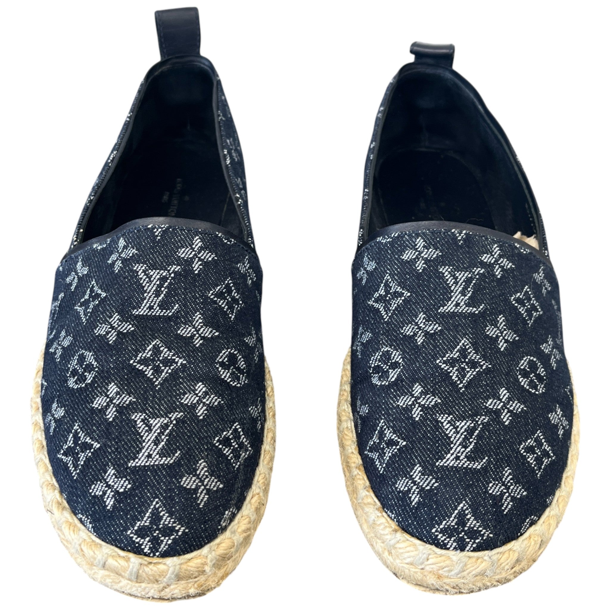 Women's Monogram Print Espadrilles Blue Size EU 36.5 / UK 3.5