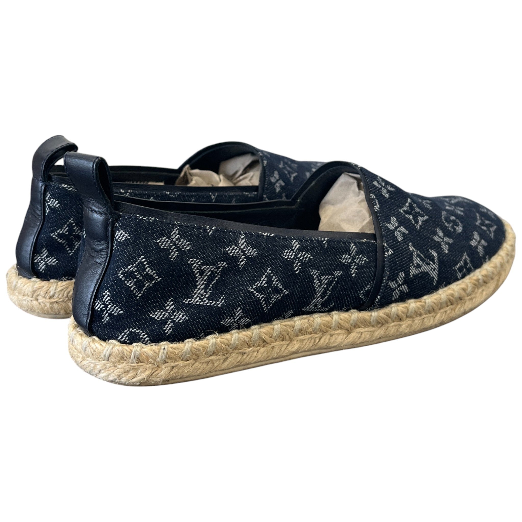 Women's Monogram Print Espadrilles Blue Size EU 36.5 / UK 3.5